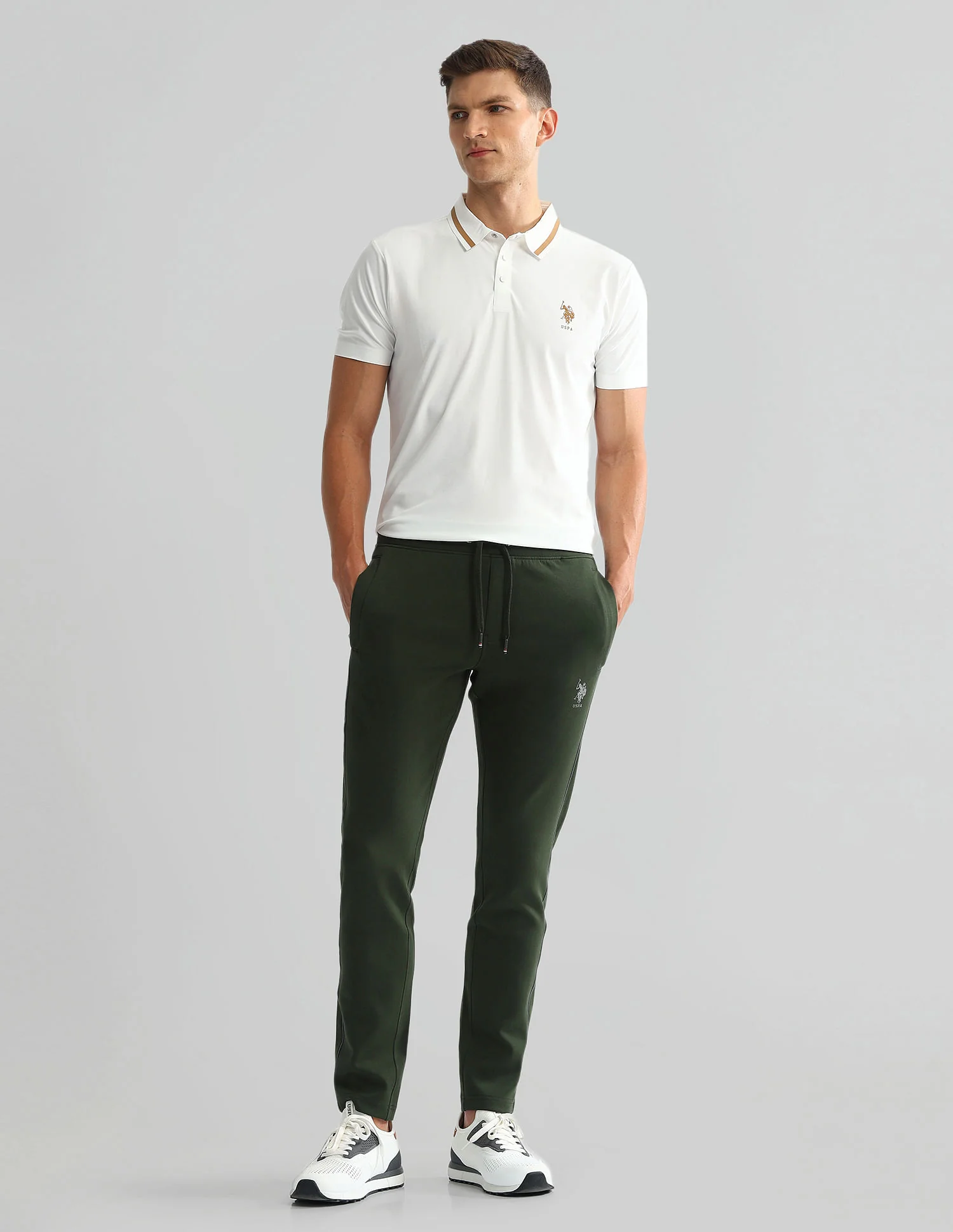 Slim Fit Mid Rise Track Pants - Image 3