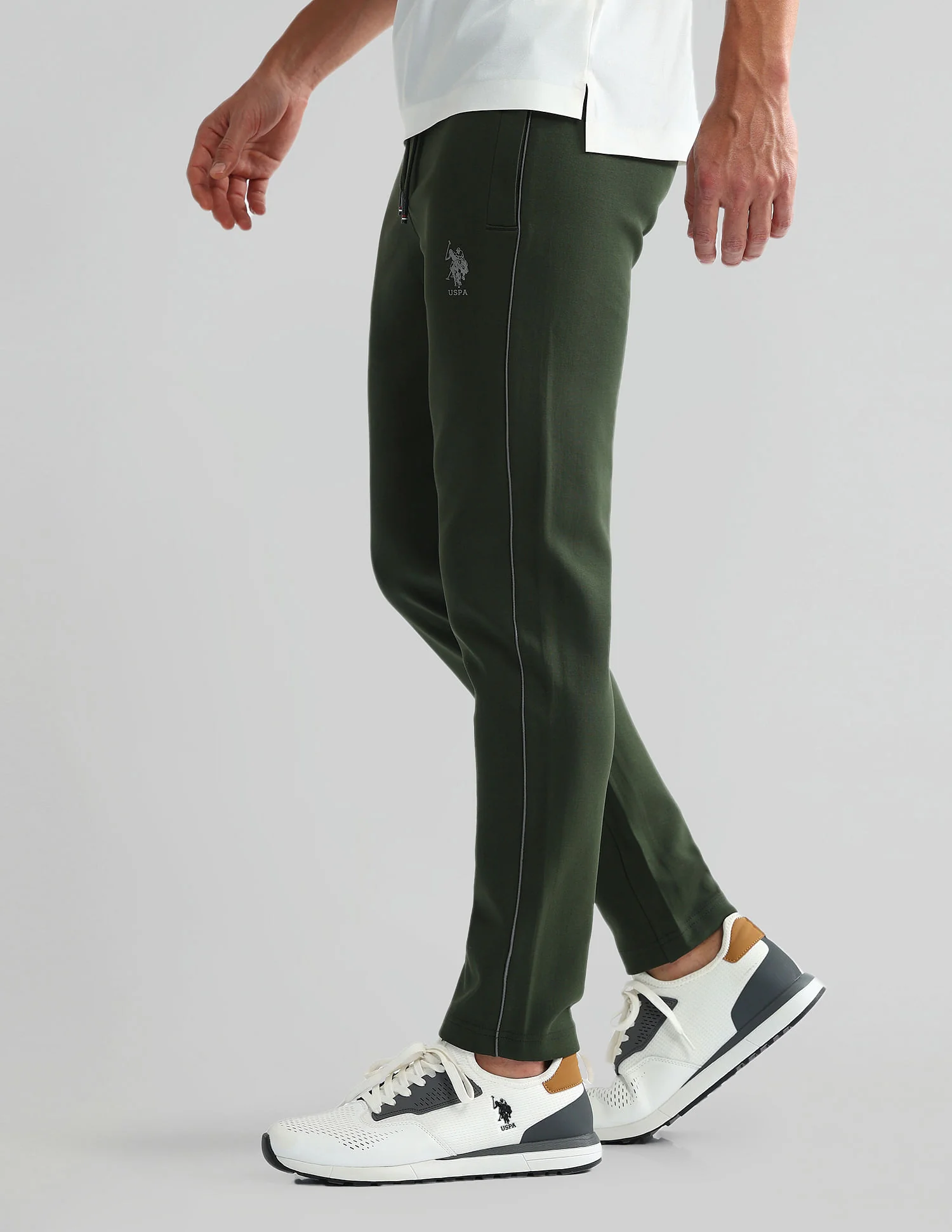 Slim Fit Mid Rise Track Pants - Image 4