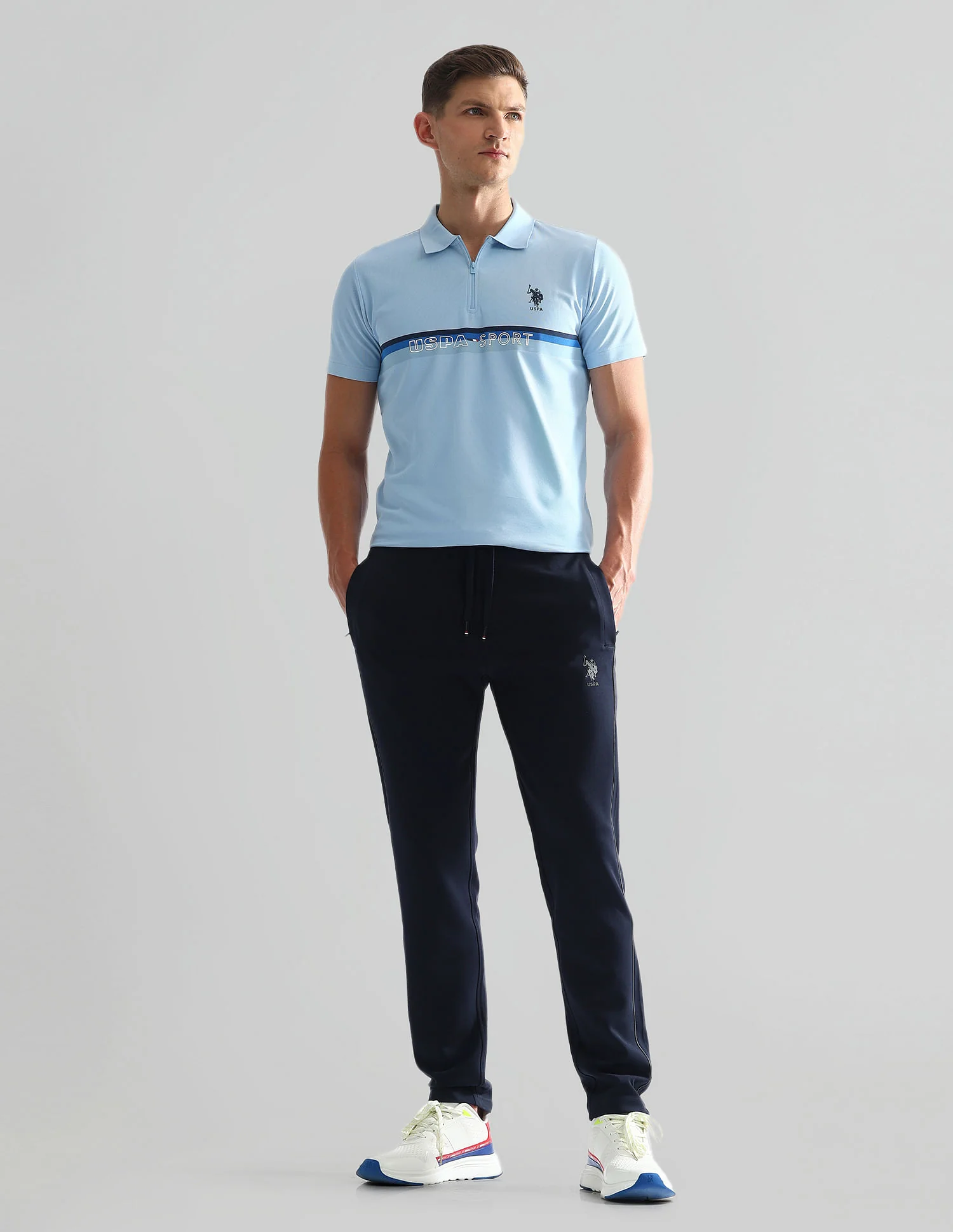 Slim Fit Mid Rise Track Pants - Image 3