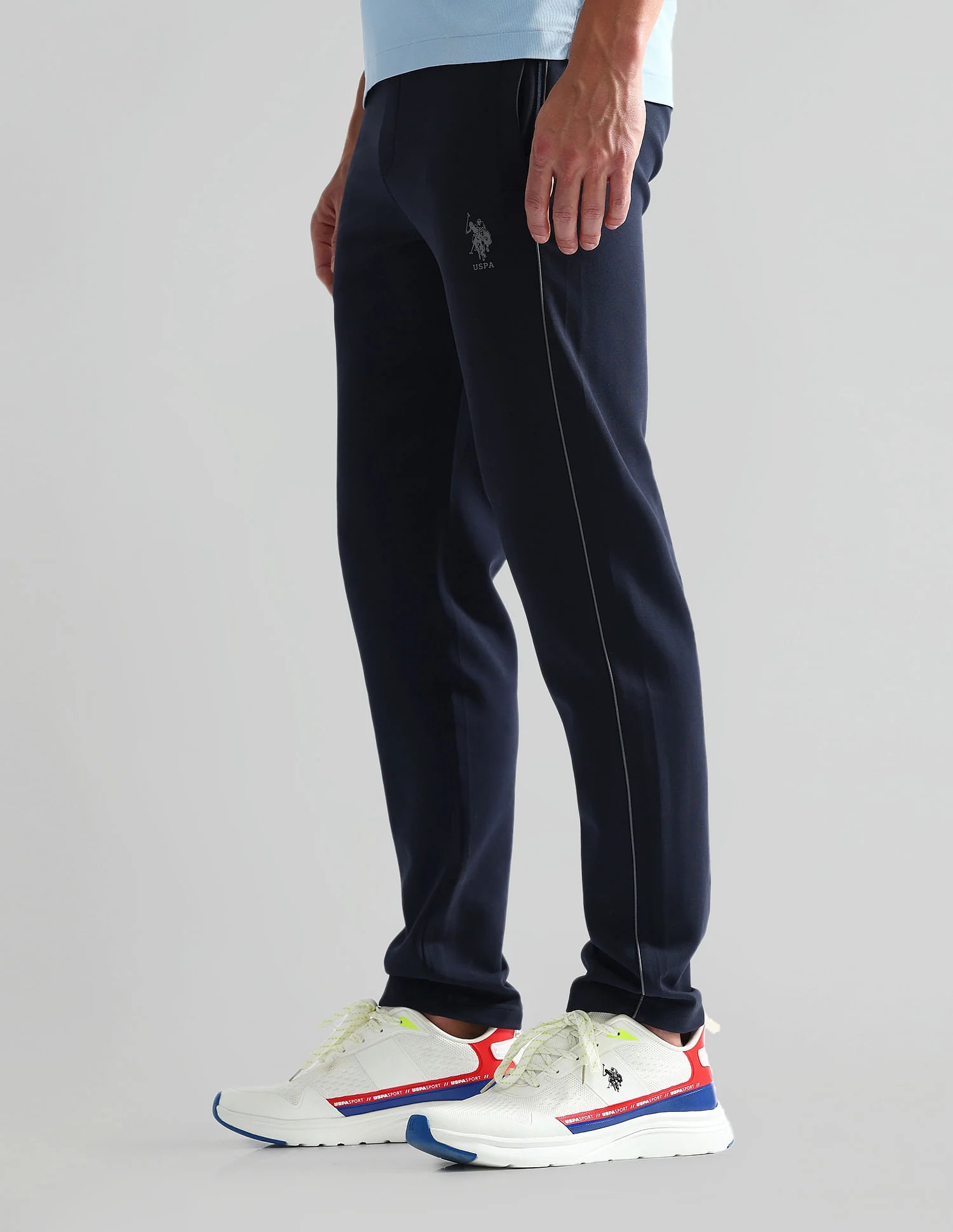 Slim Fit Mid Rise Track Pants - Image 4