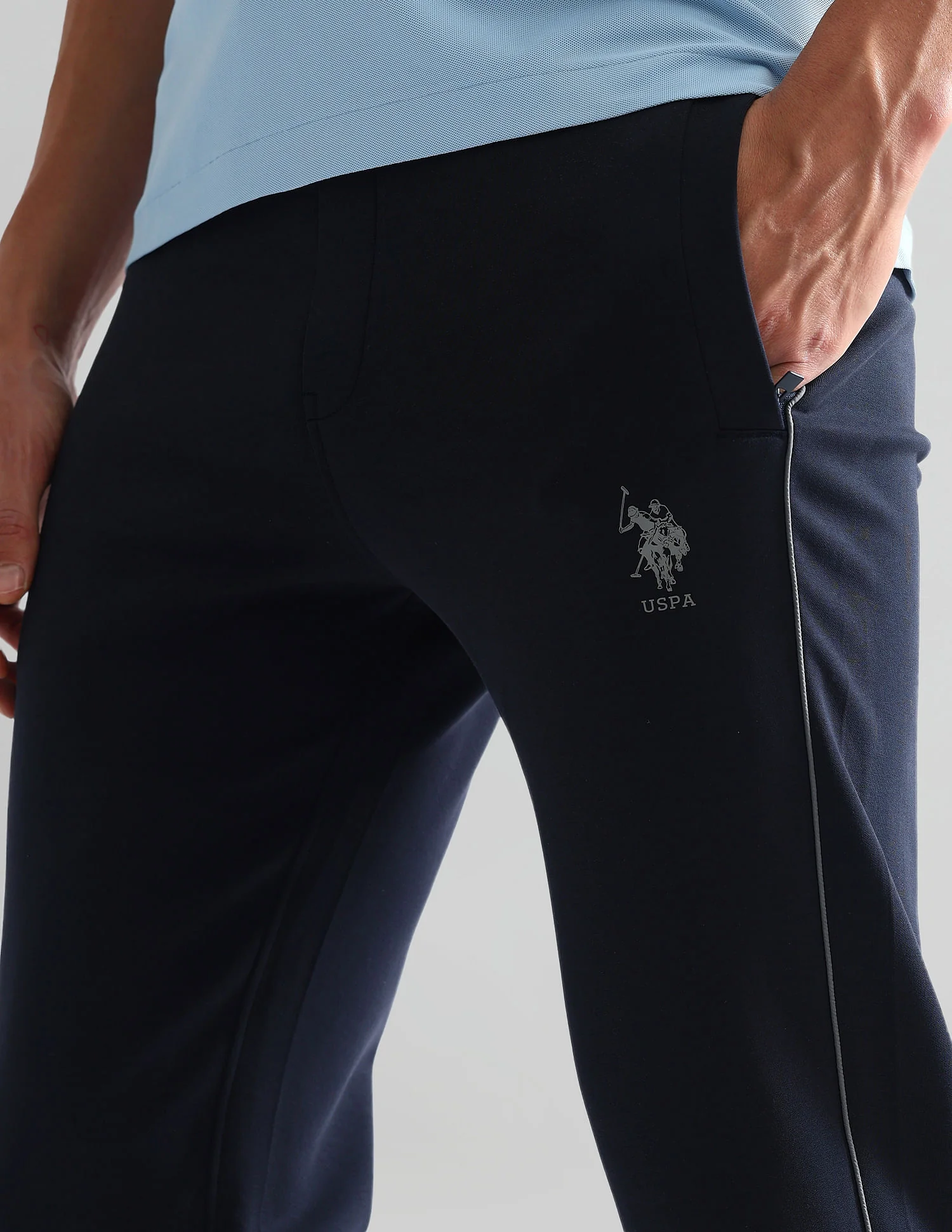 Slim Fit Mid Rise Track Pants - Image 7