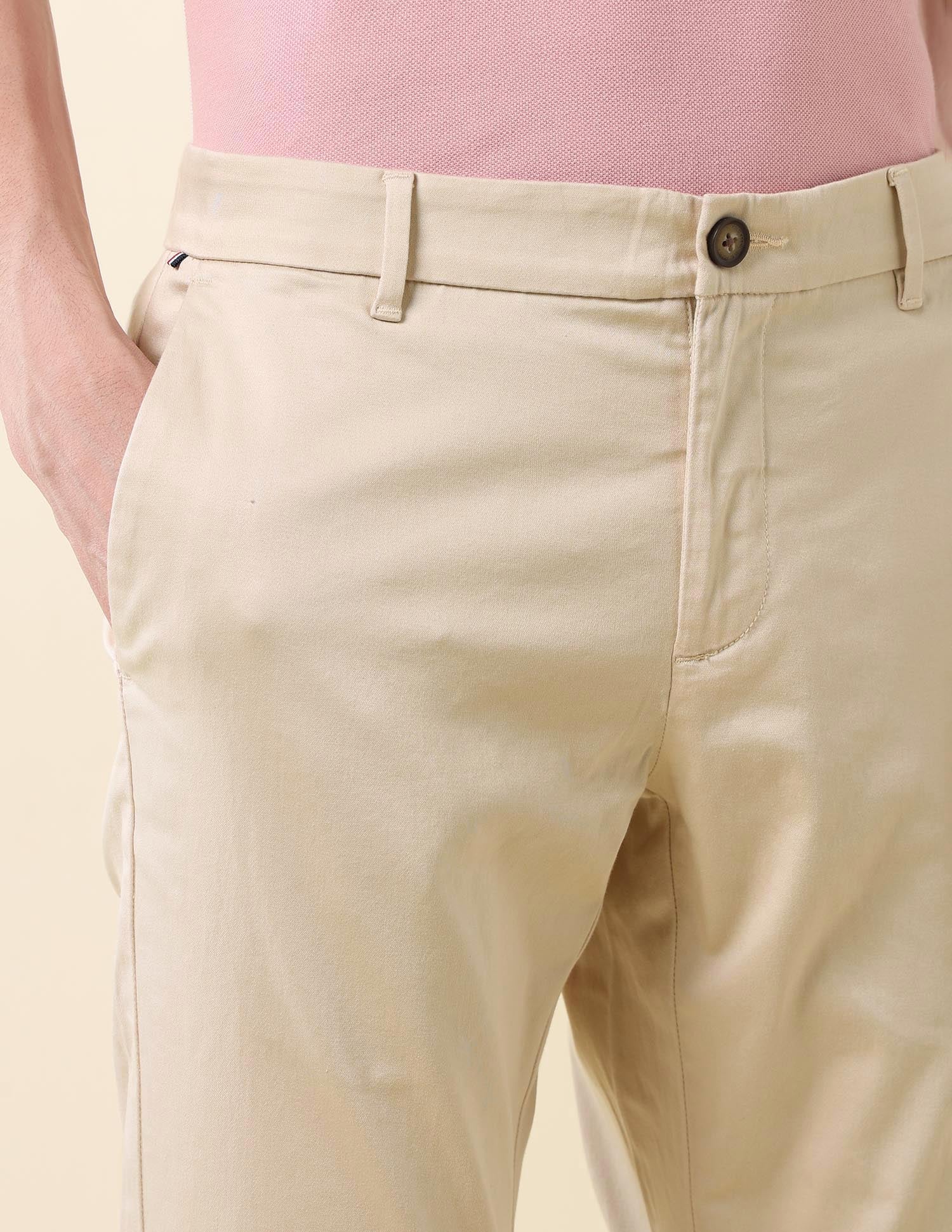 Slim Fit Mid Rise Trousers - Image 7