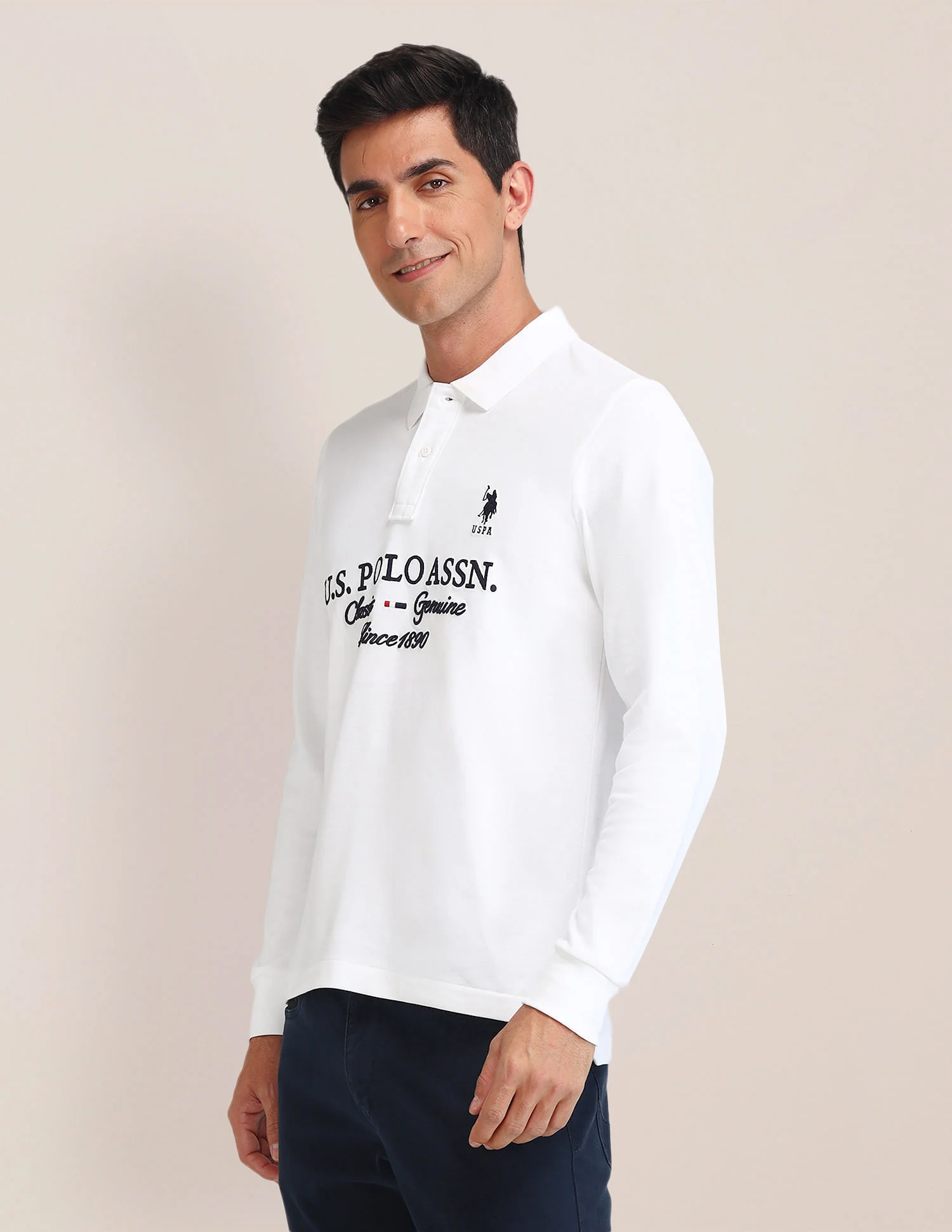 Slim Fit Printed Polo Shirt - Image 4