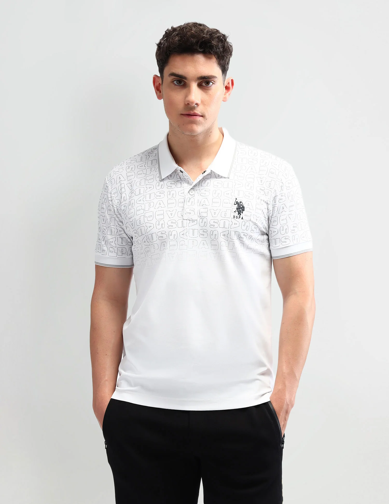 Slim Fit Printed Polo Shirt - Image 6