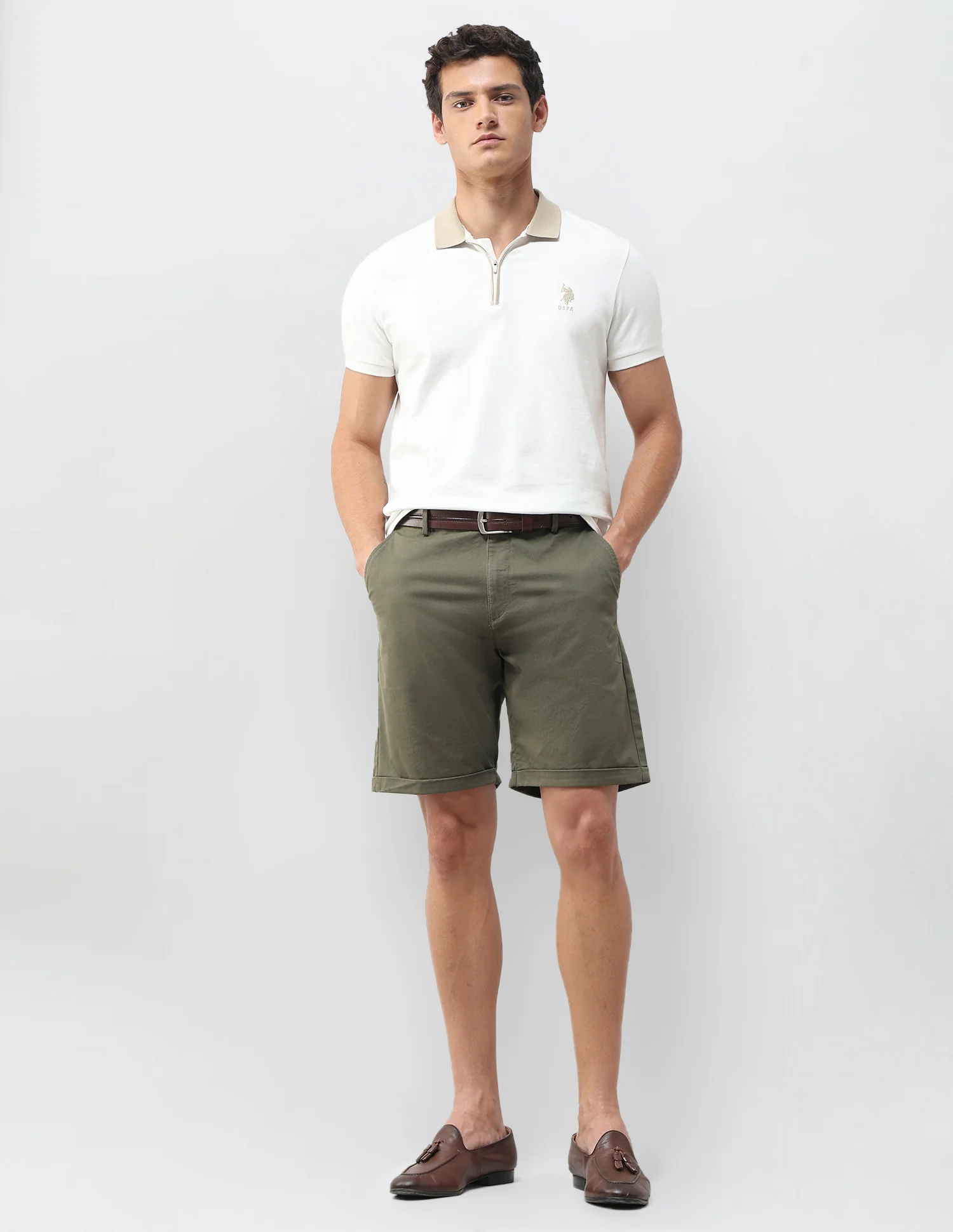 Slim Fit Printed Shorts - Image 3