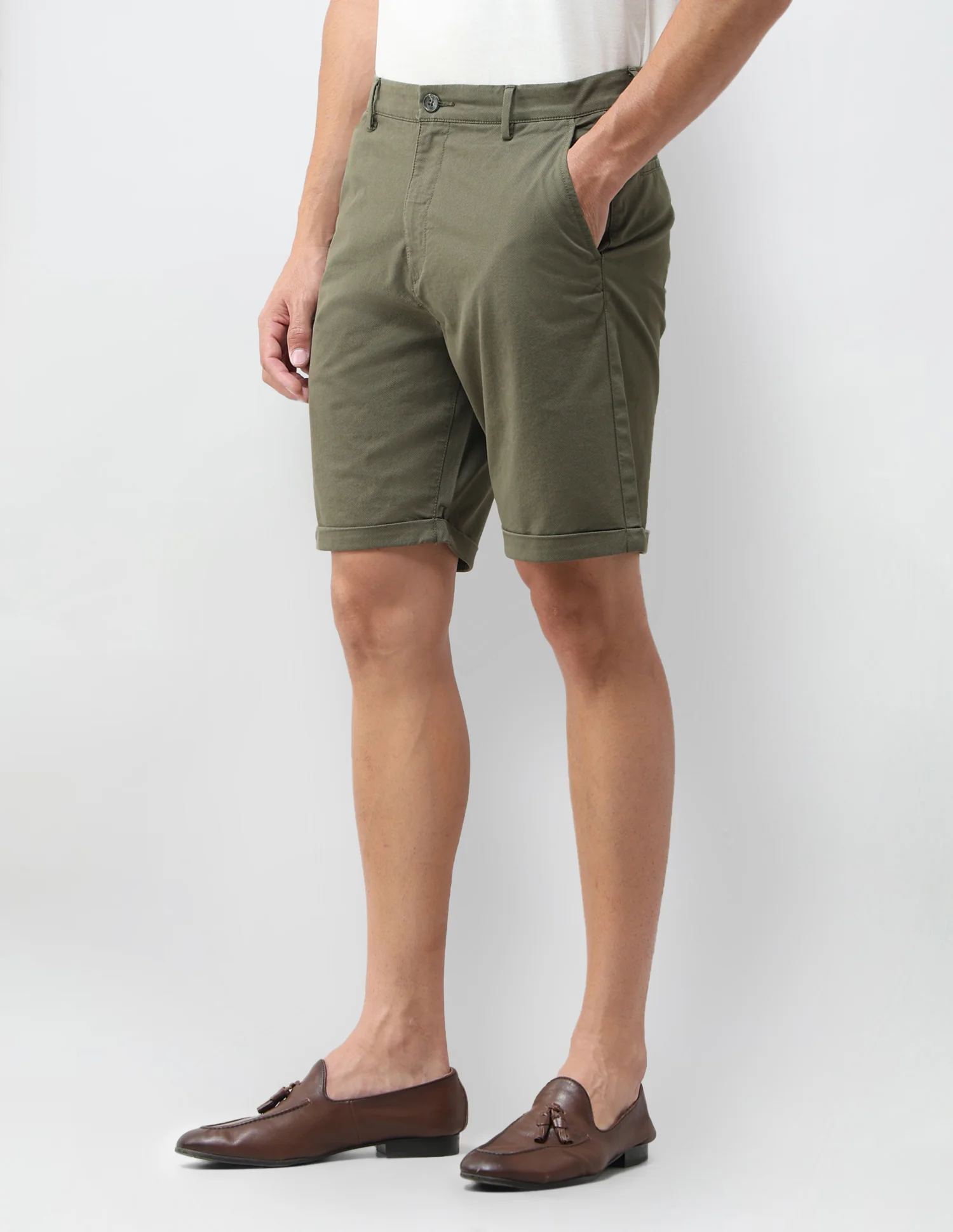 Slim Fit Printed Shorts - Image 4