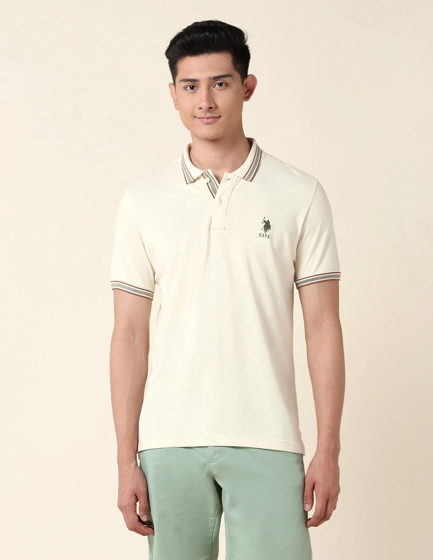 Slim Fit Pure Cotton Polo Shirt - Image 6
