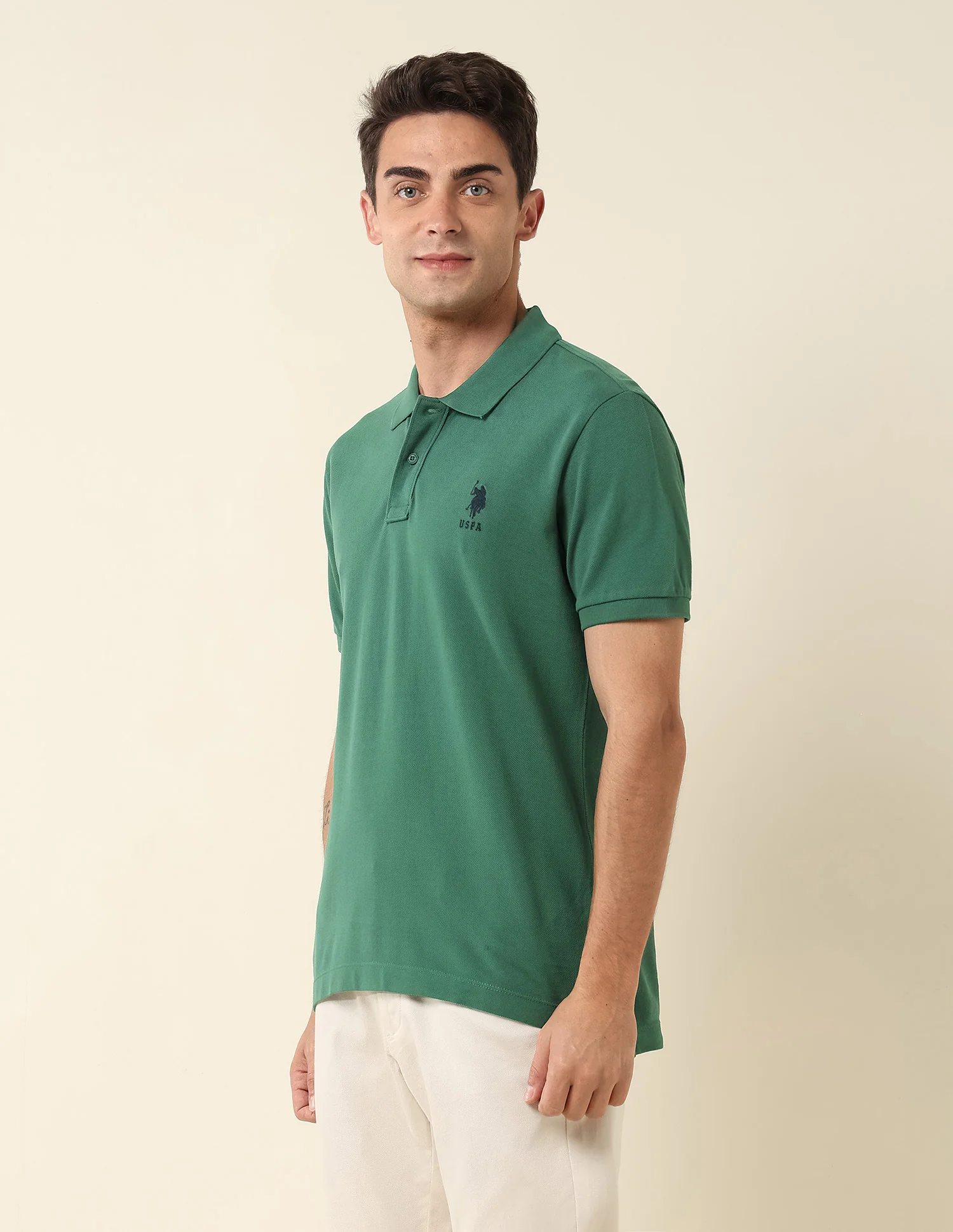 Slim Fit Pure Cotton Polo Shirt - Image 4
