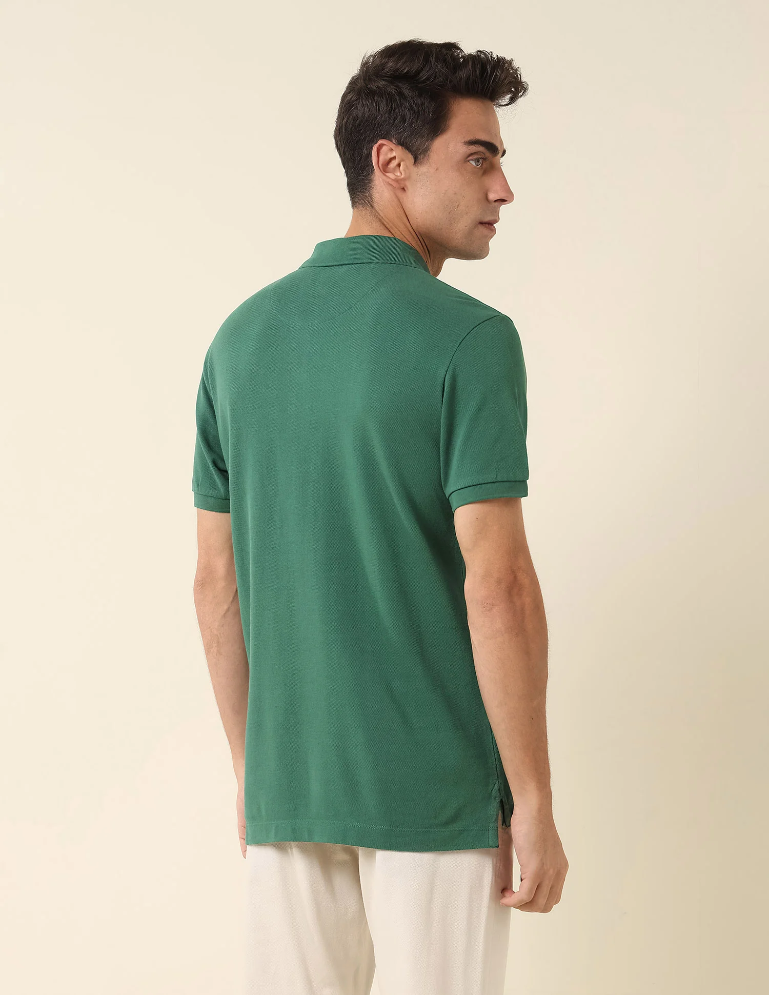 Slim Fit Pure Cotton Polo Shirt - Image 5