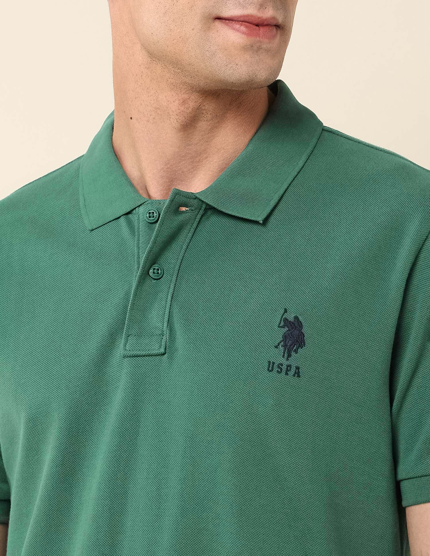 Slim Fit Pure Cotton Polo Shirt - Image 7