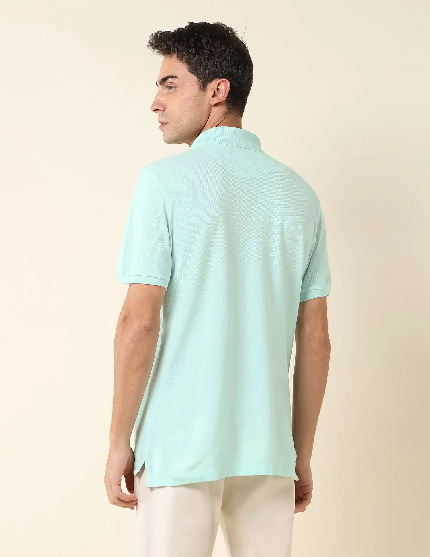 Slim Fit Pure Cotton Polo Shirt - Image 5