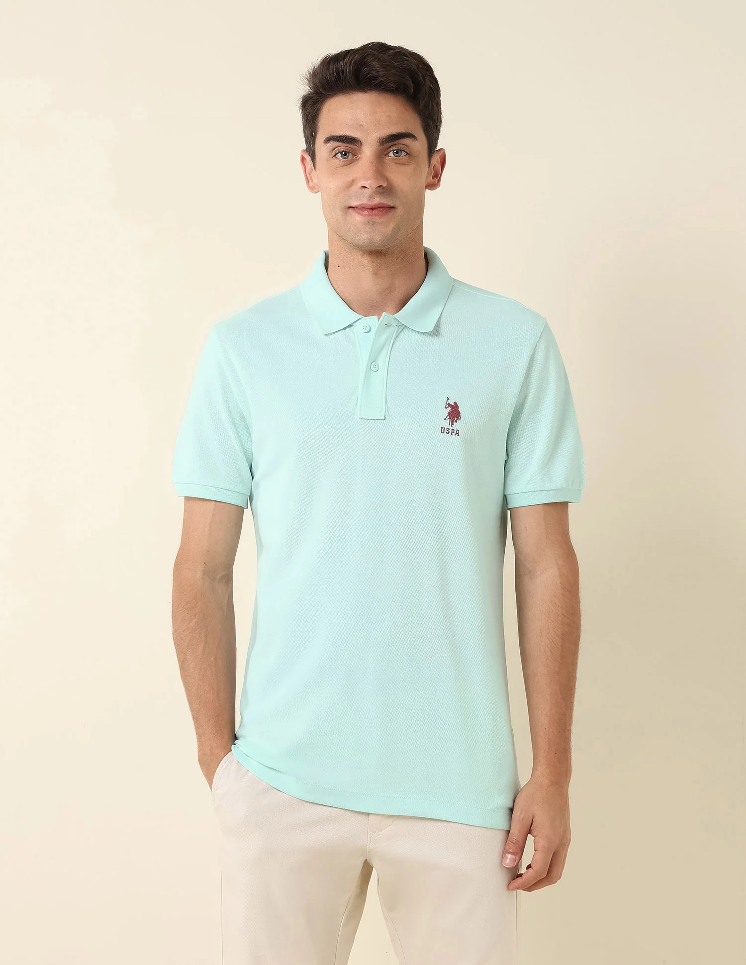 Slim Fit Pure Cotton Polo Shirt - Image 6