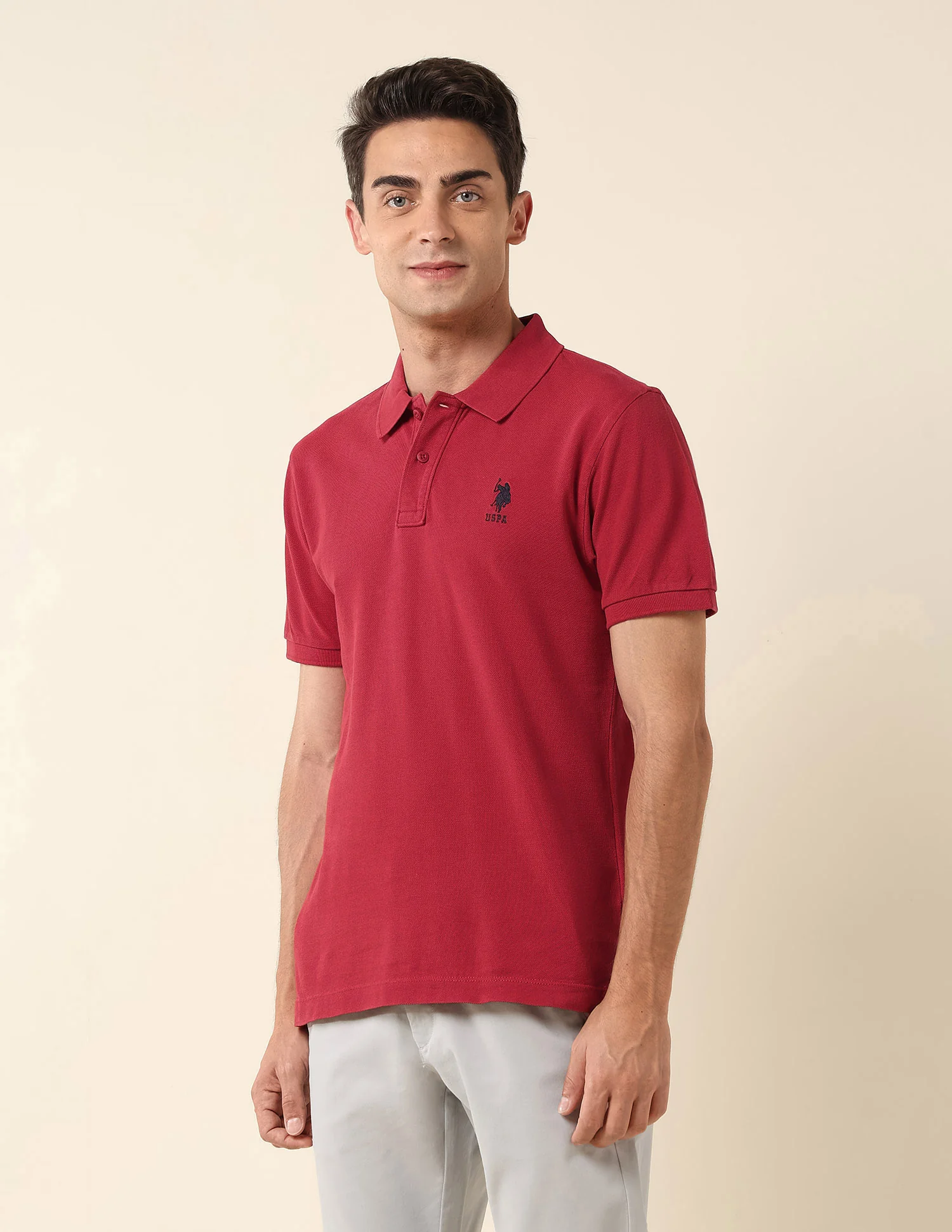 Slim Fit Pure Cotton Polo Shirt - Image 4