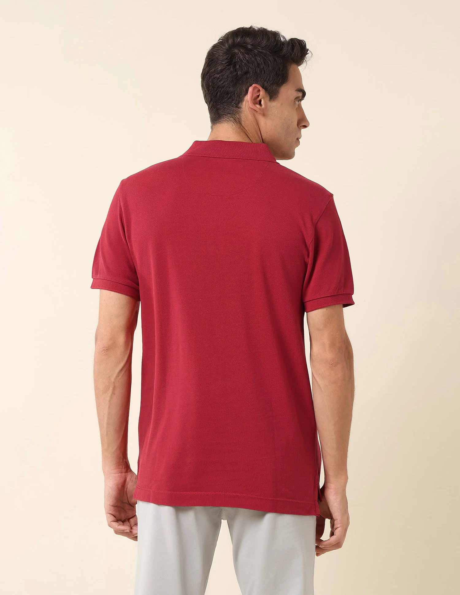 Slim Fit Pure Cotton Polo Shirt - Image 5