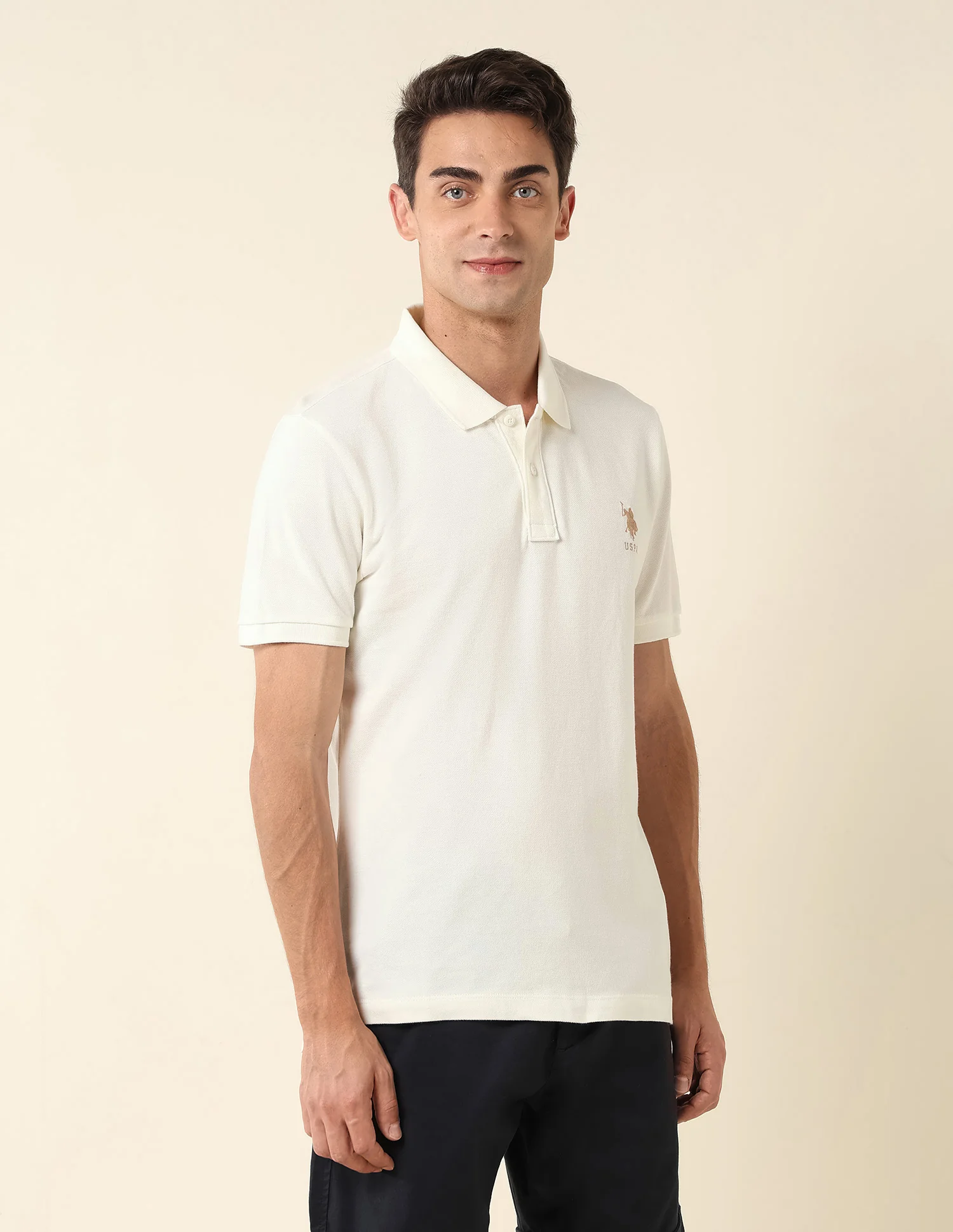 Slim Fit Pure Cotton Polo Shirt - Image 4