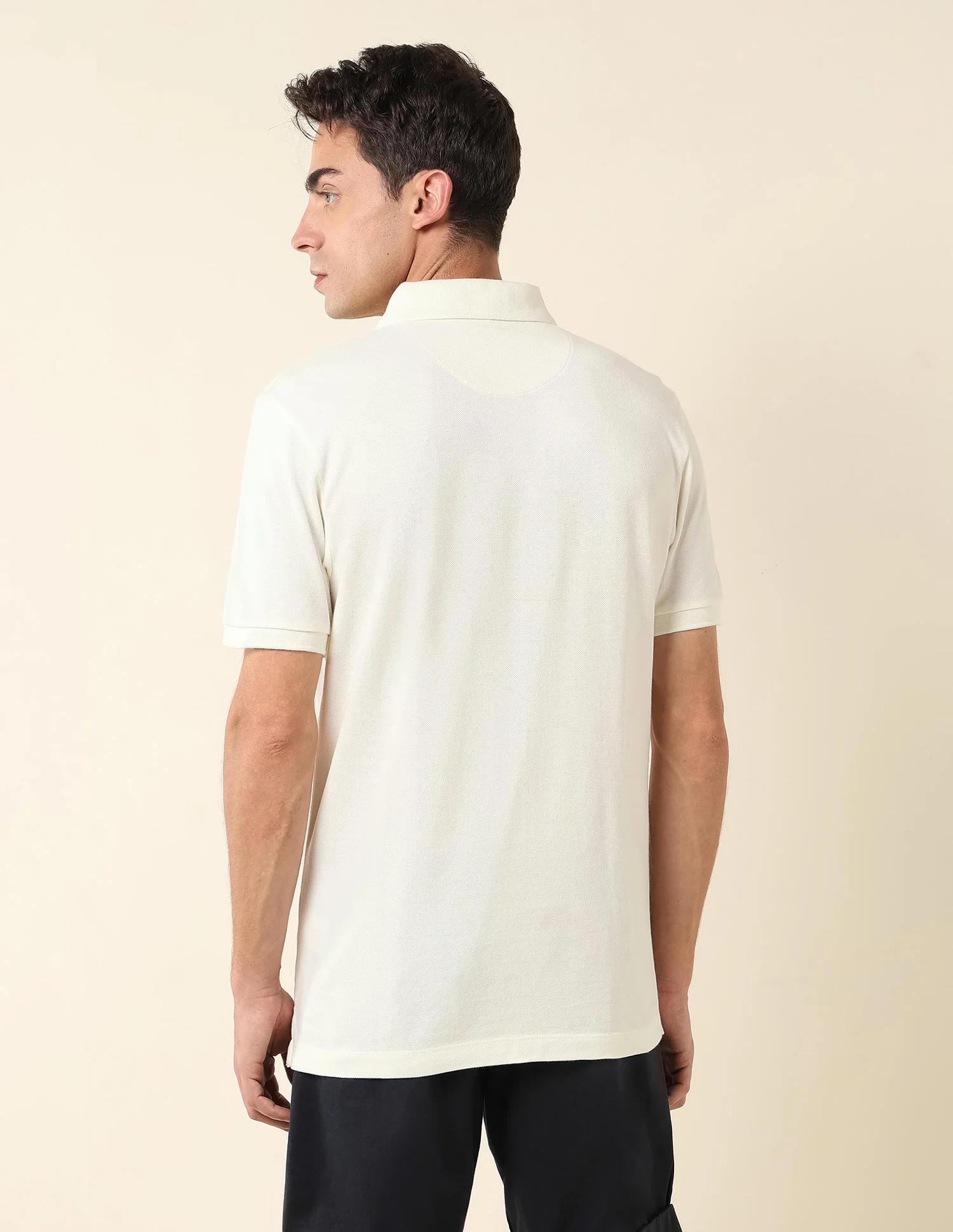 Slim Fit Pure Cotton Polo Shirt - Image 5