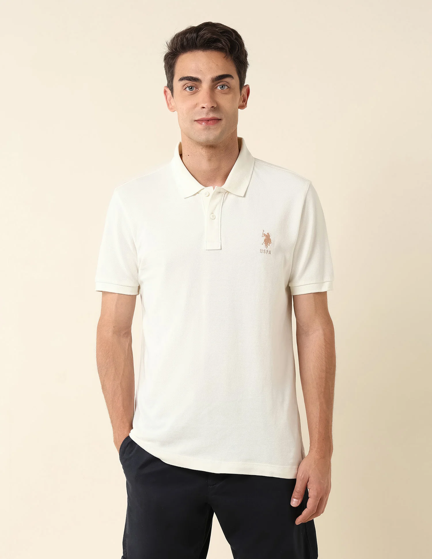 Slim Fit Pure Cotton Polo Shirt - Image 6