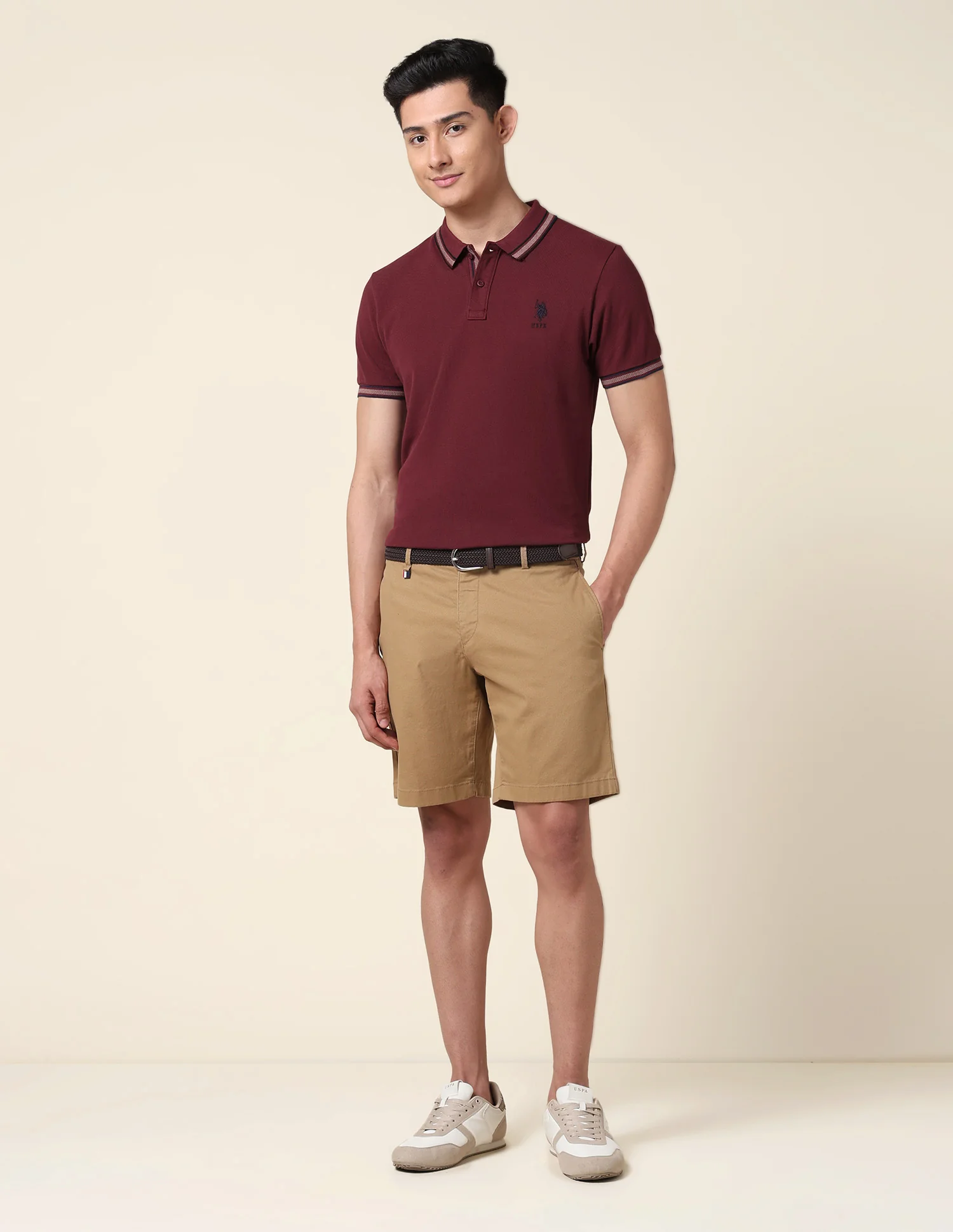 Slim Fit Pure Cotton Polo Shirt - Image 3