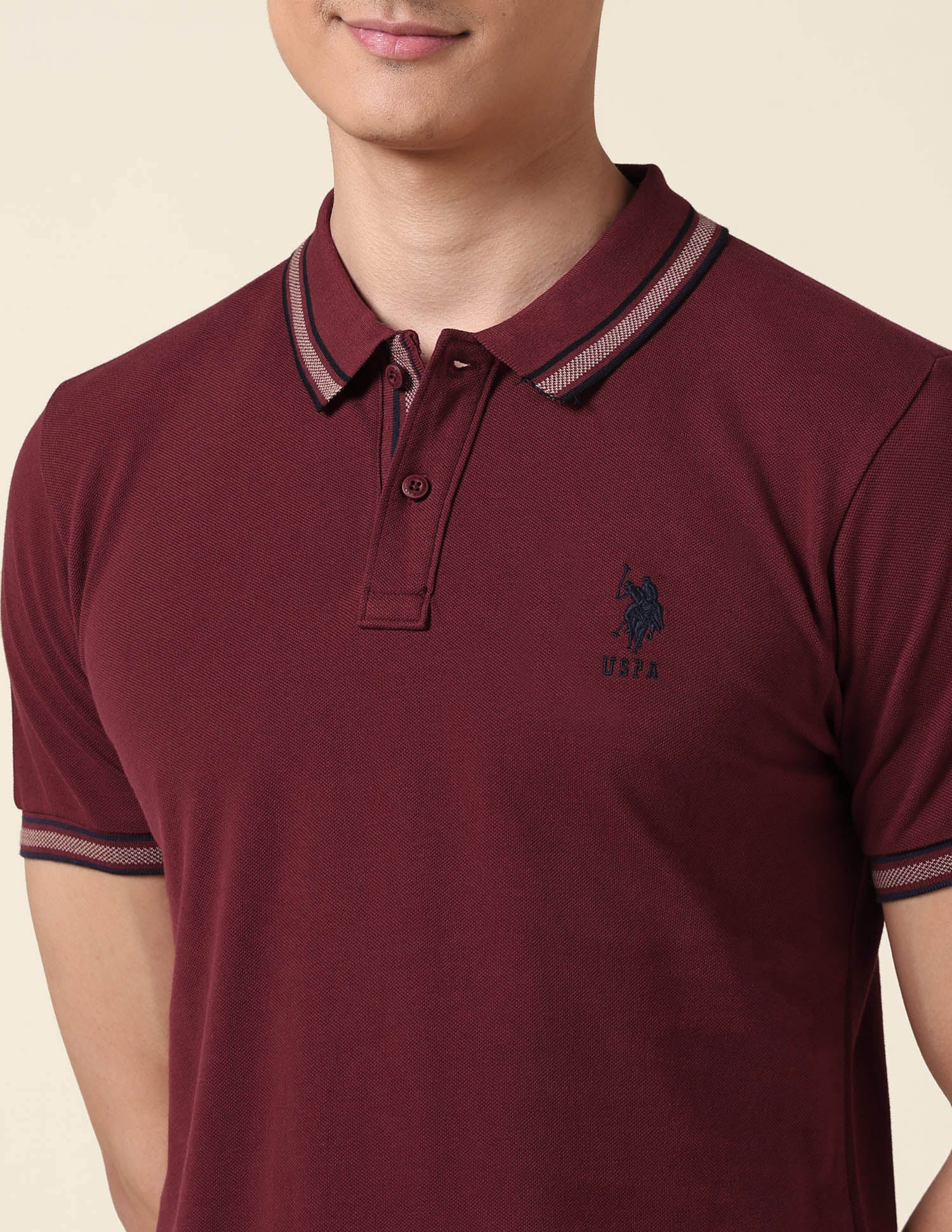 Slim Fit Pure Cotton Polo Shirt - Image 7