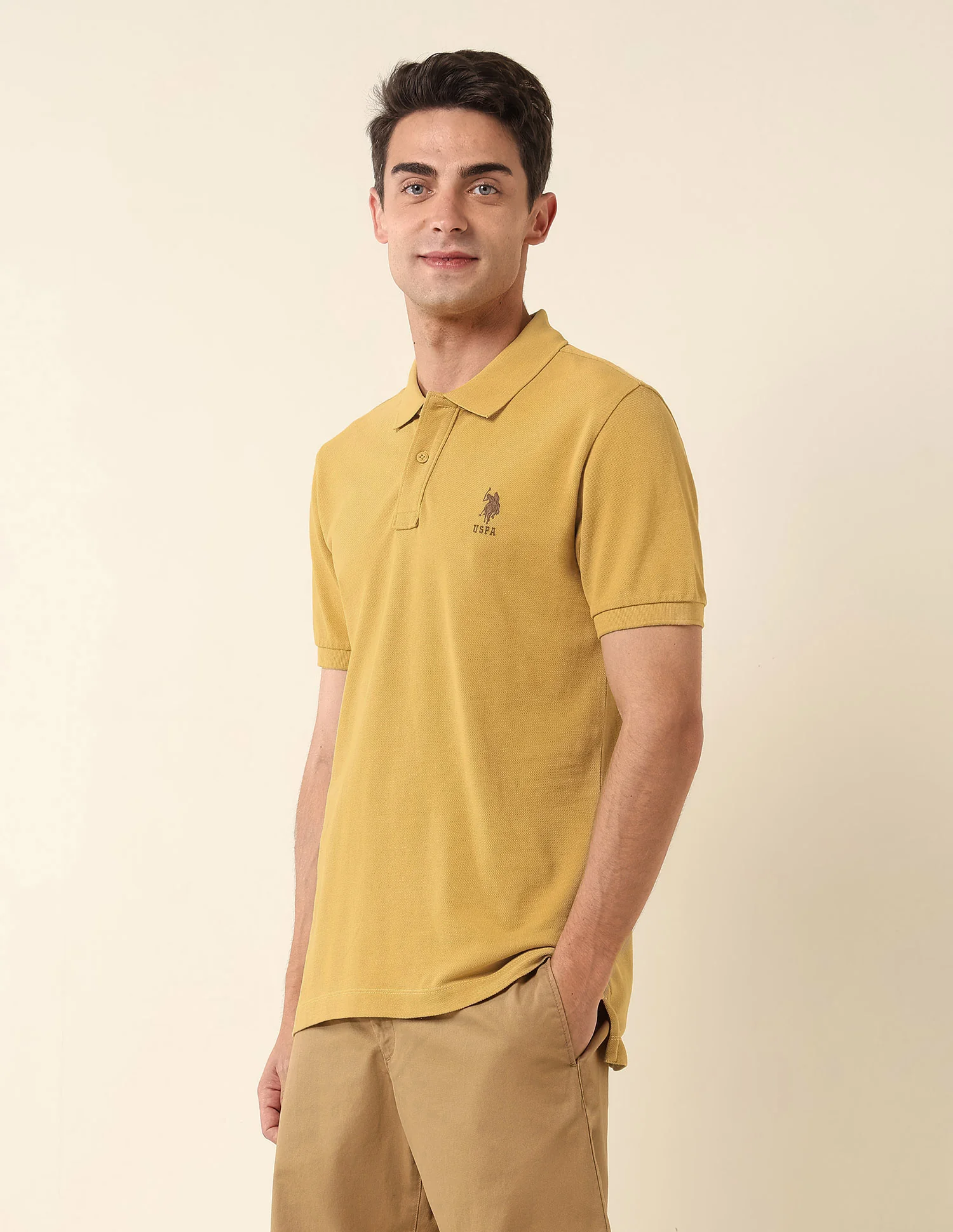 Slim Fit Pure Cotton Polo Shirt - Image 4
