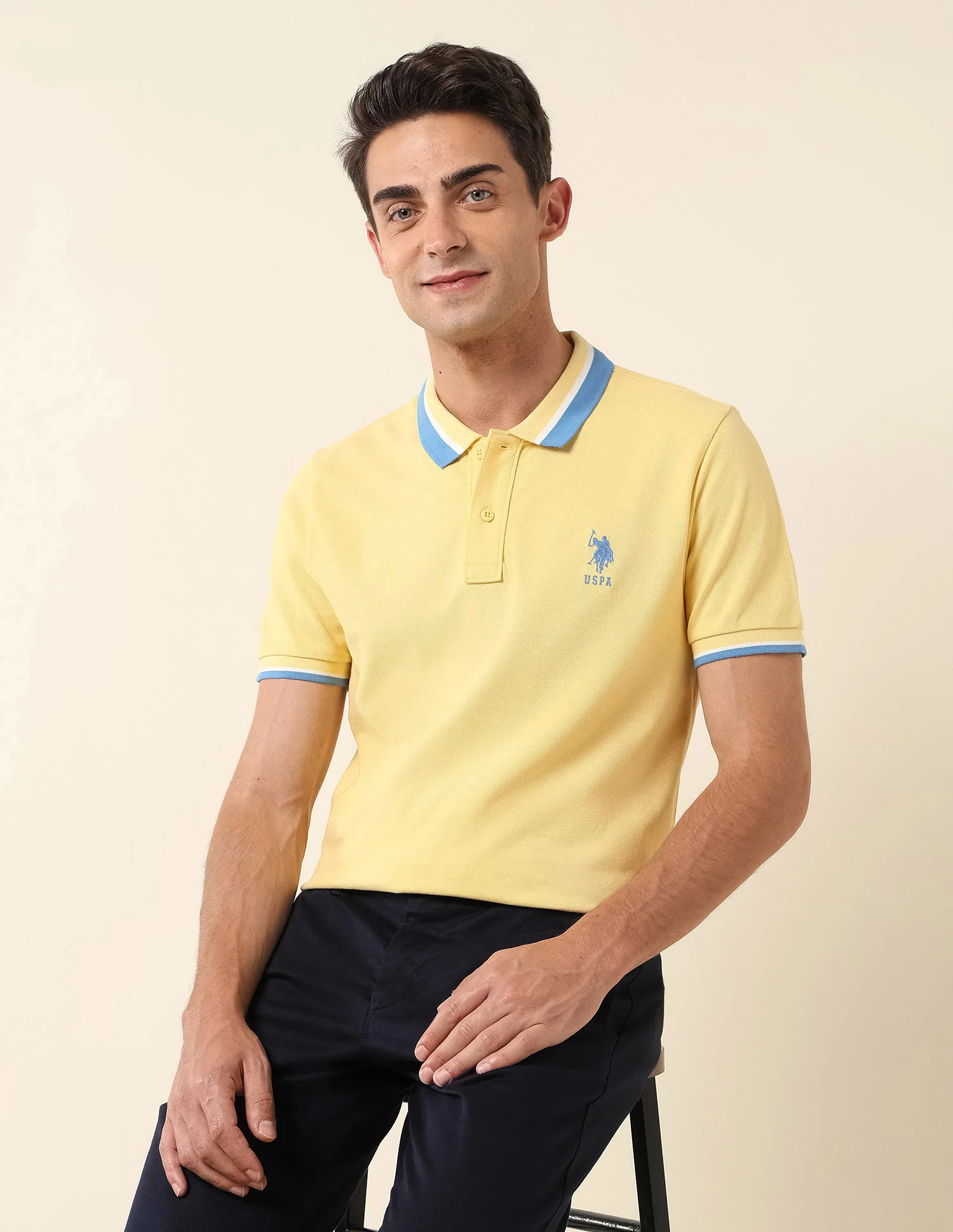 Slim Fit Pure Cotton Polo Shirt