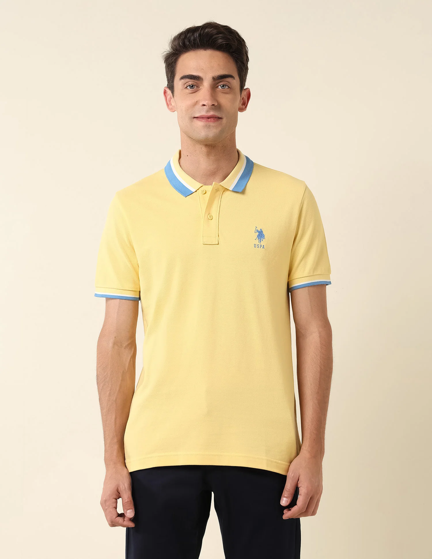 Slim Fit Pure Cotton Polo Shirt - Image 6
