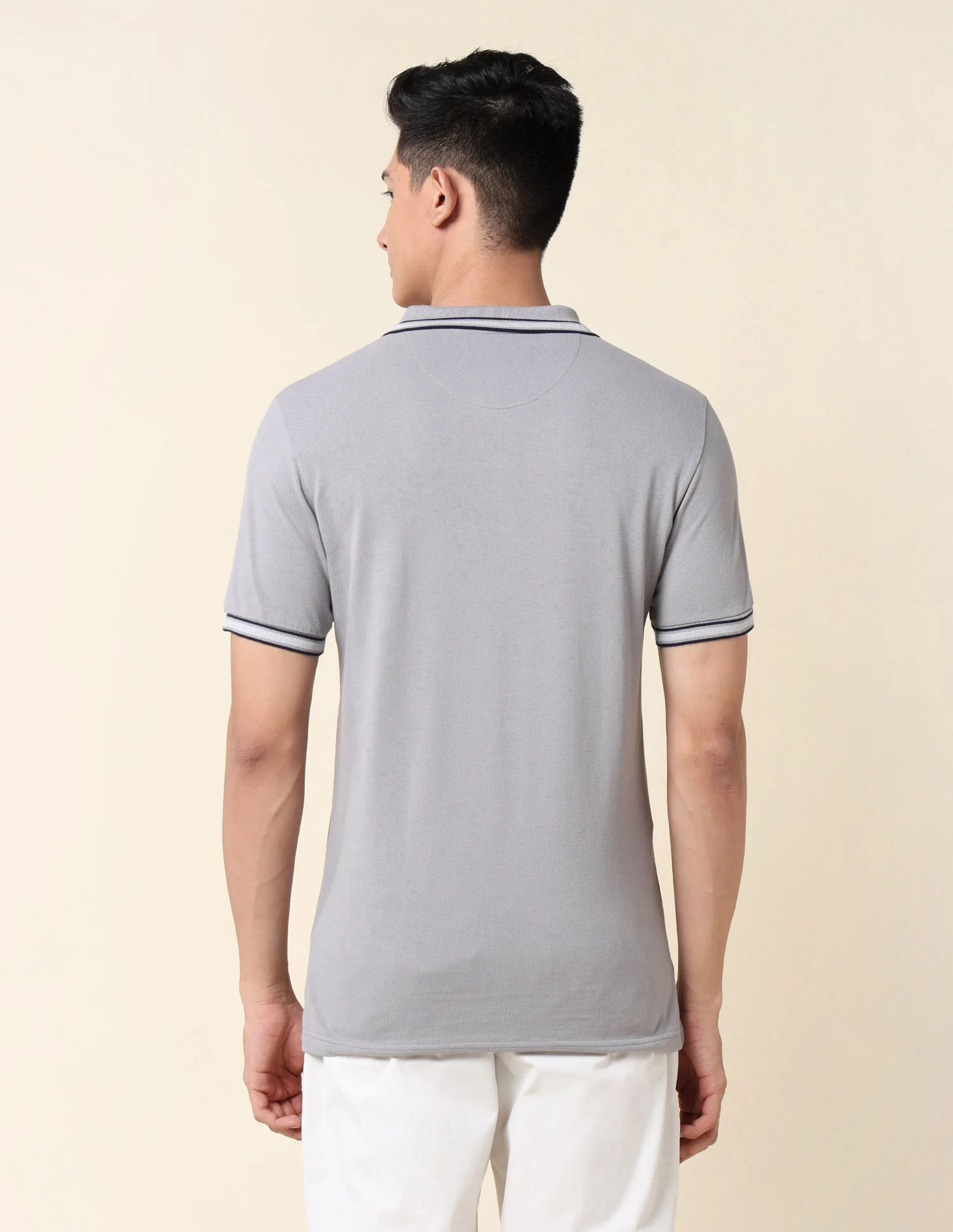 Slim Fit Pure Cotton Polo Shirt - Image 5