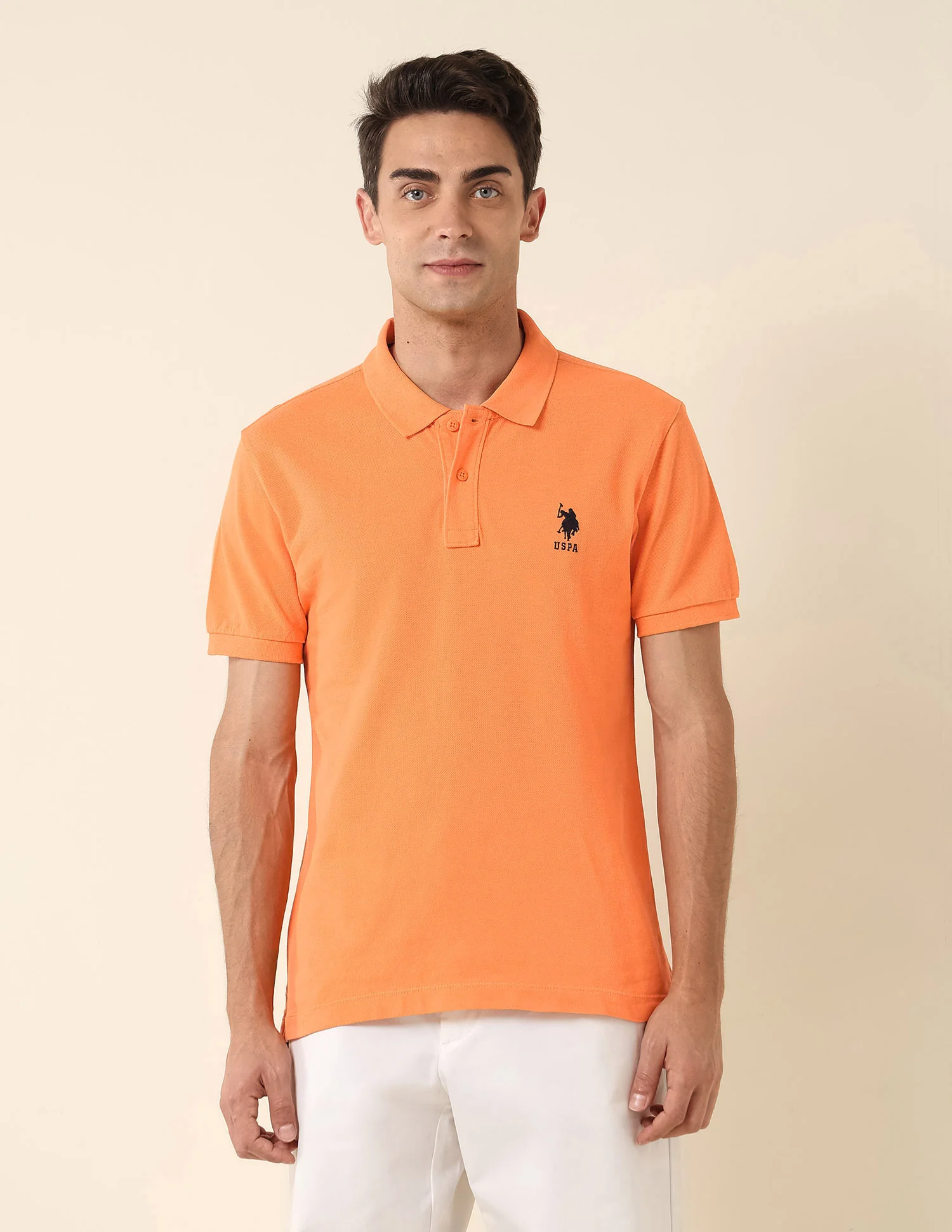 Slim Fit Pure Cotton Polo Shirt - Image 6