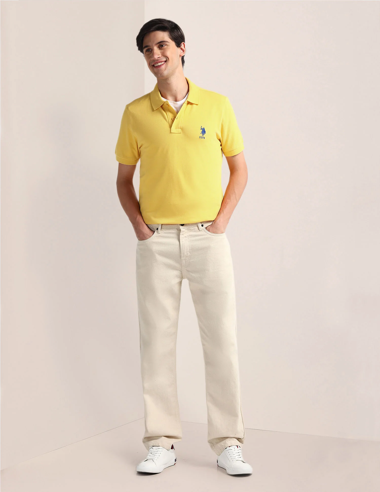 Slim Fit Pure Cotton Polo Shirt - Image 3