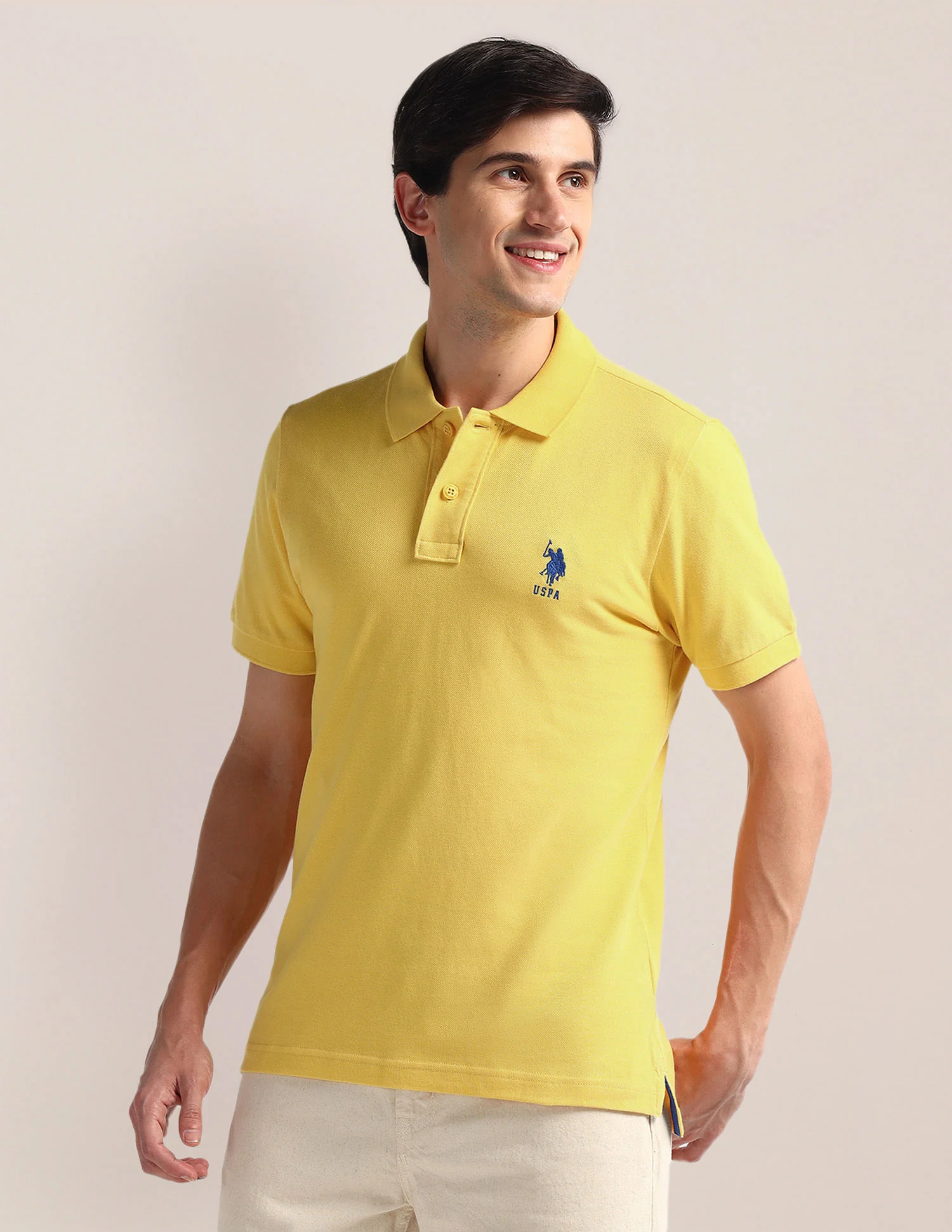 Slim Fit Pure Cotton Polo Shirt - Image 4