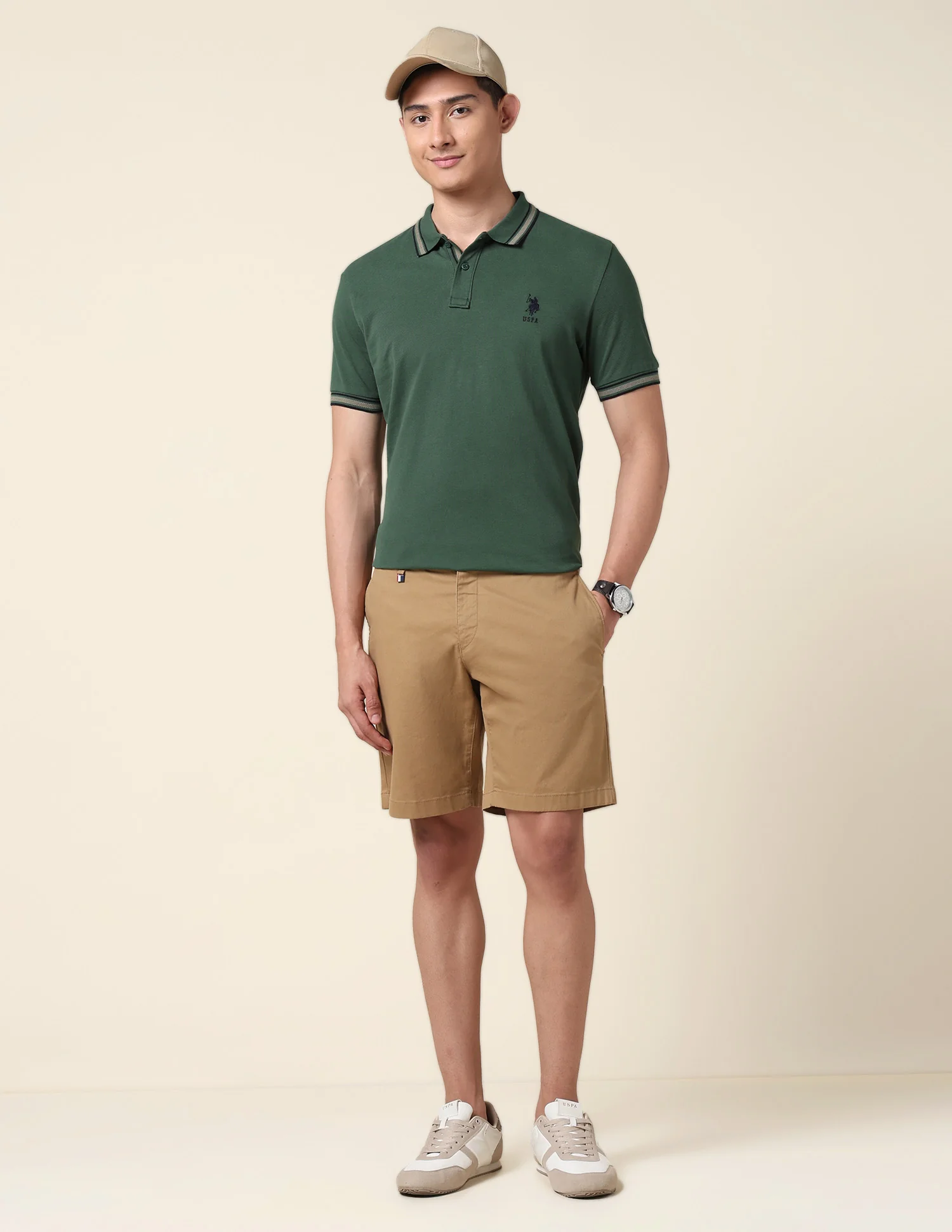 Slim Fit Pure Cotton Polo Shirt - Image 3