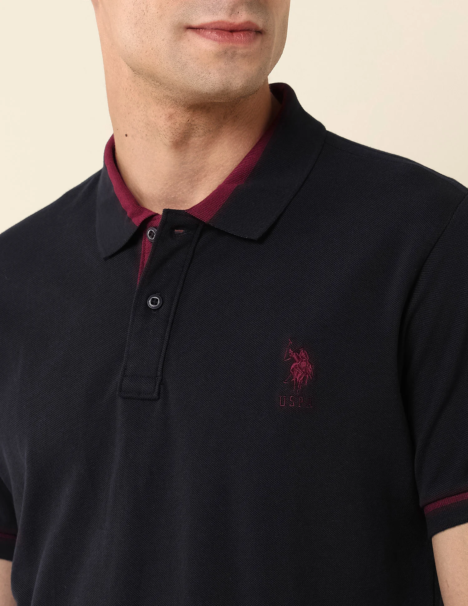 Slim Fit Pure Cotton Polo Shirt - Image 7