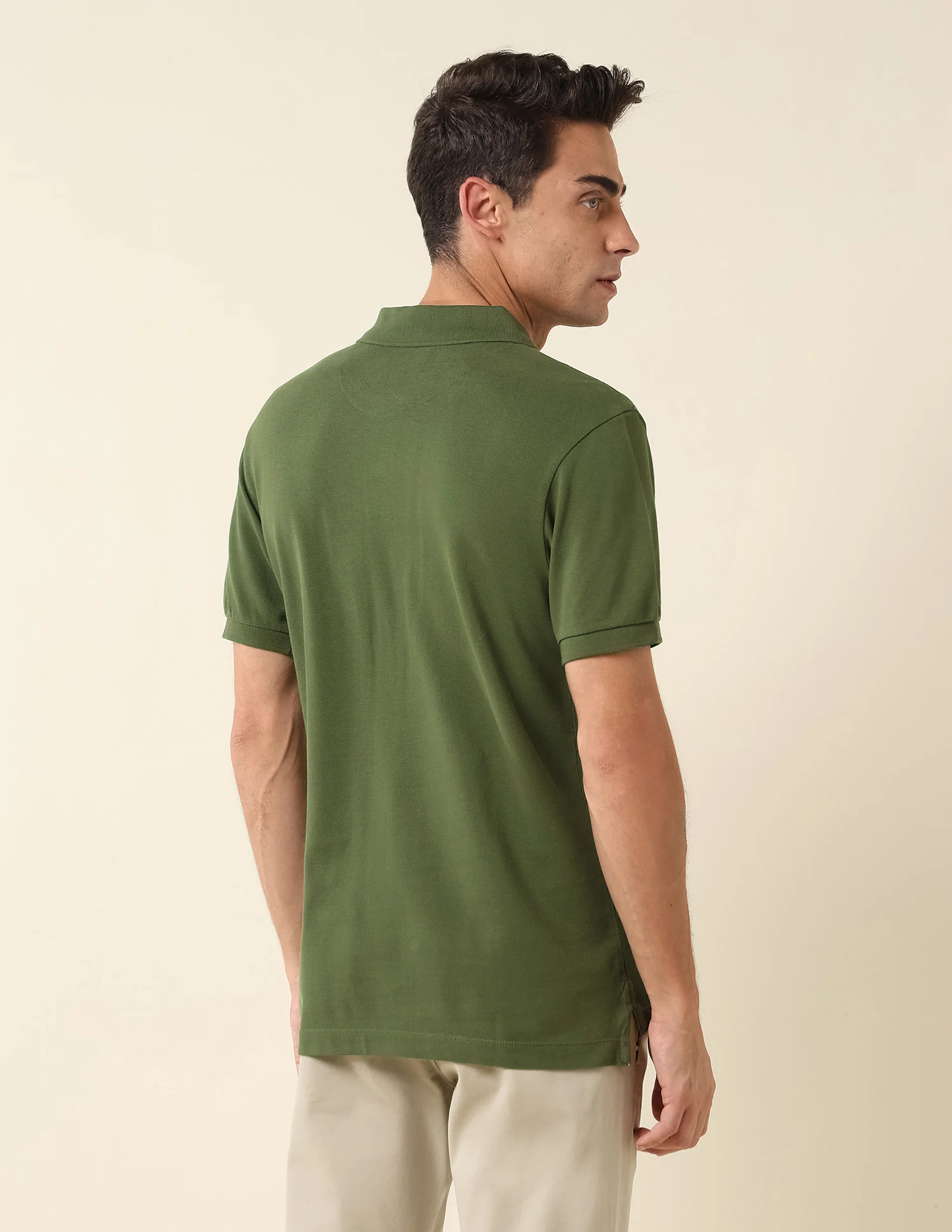 Slim Fit Pure Cotton Polo Shirt - Image 5