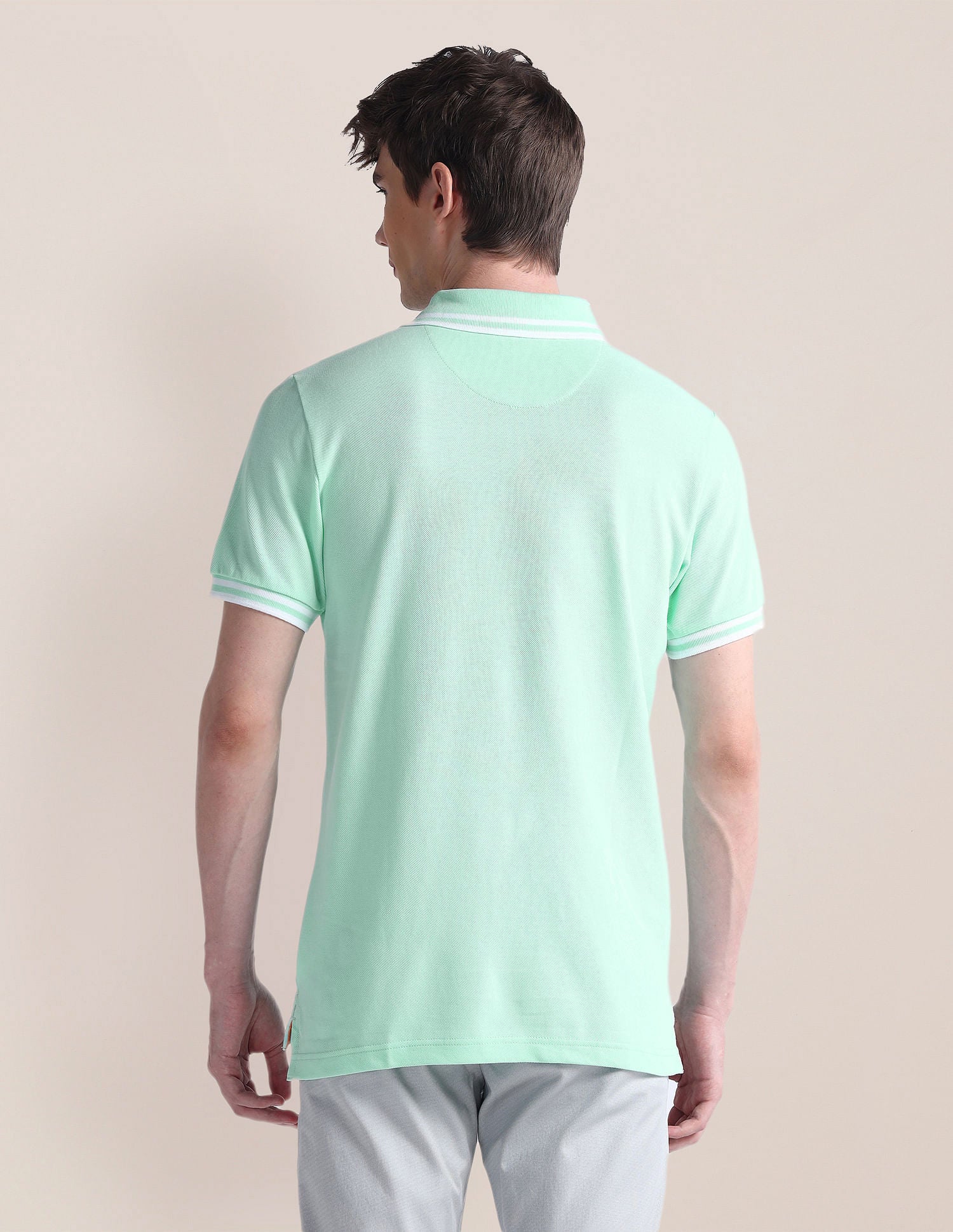 Slim Fit Pure Cotton Polo Shirt - Image 5