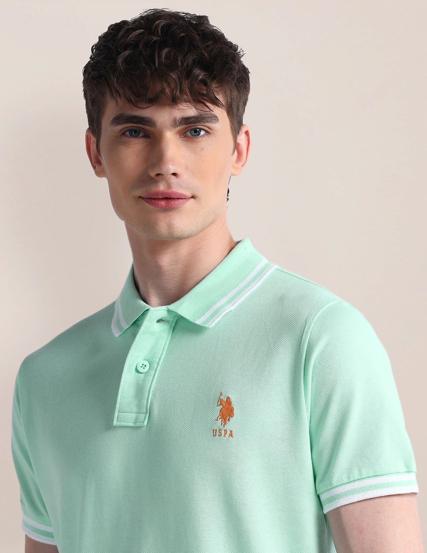 Slim Fit Pure Cotton Polo Shirt - Image 7