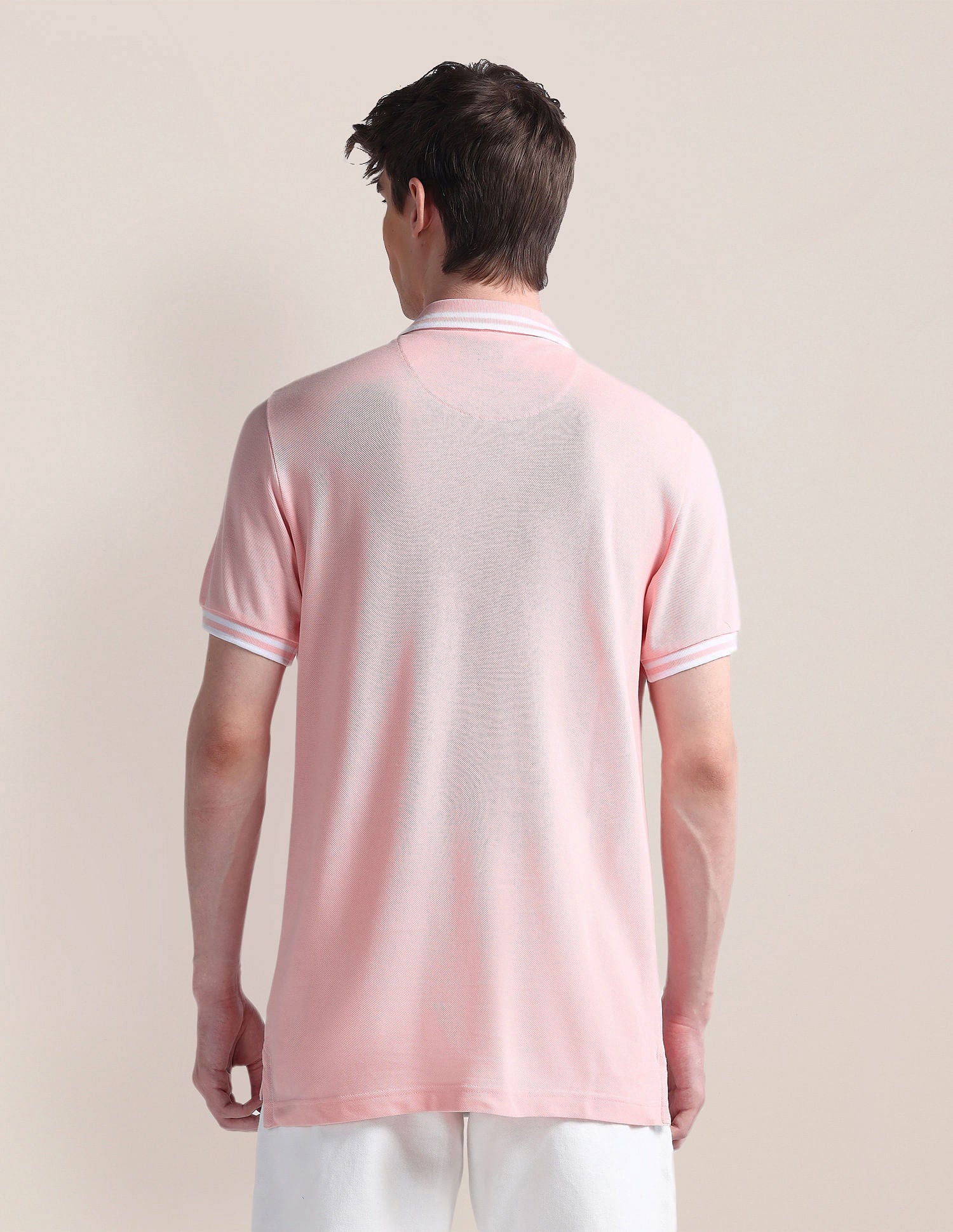 Slim Fit Pure Cotton Polo Shirt - Image 4