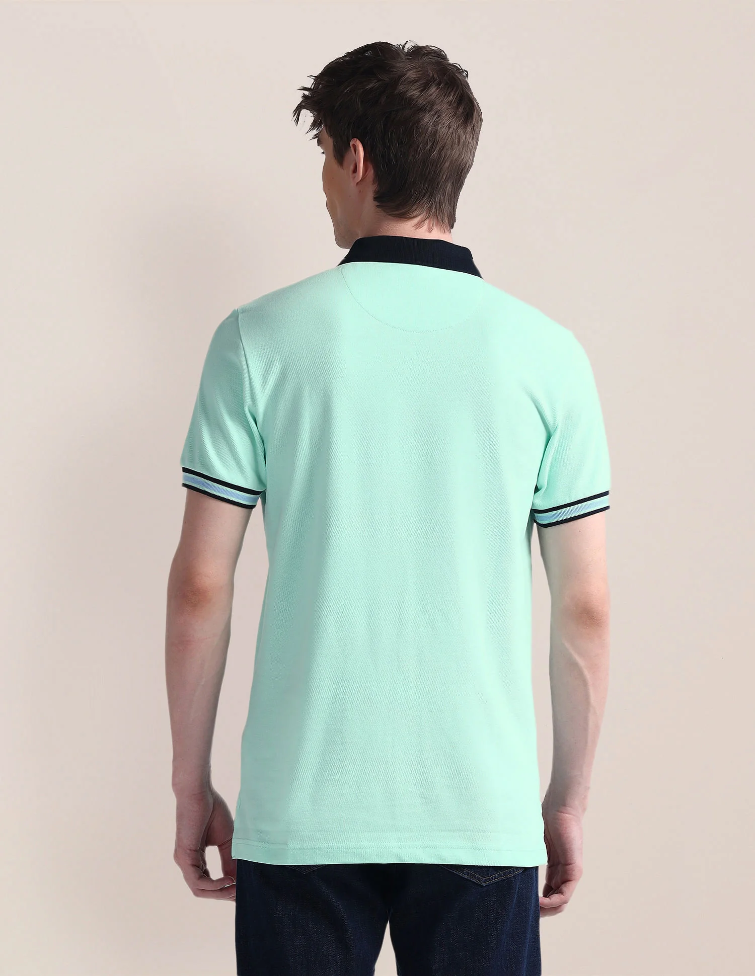 Slim Fit Pure Cotton Polo Shirt - Image 5