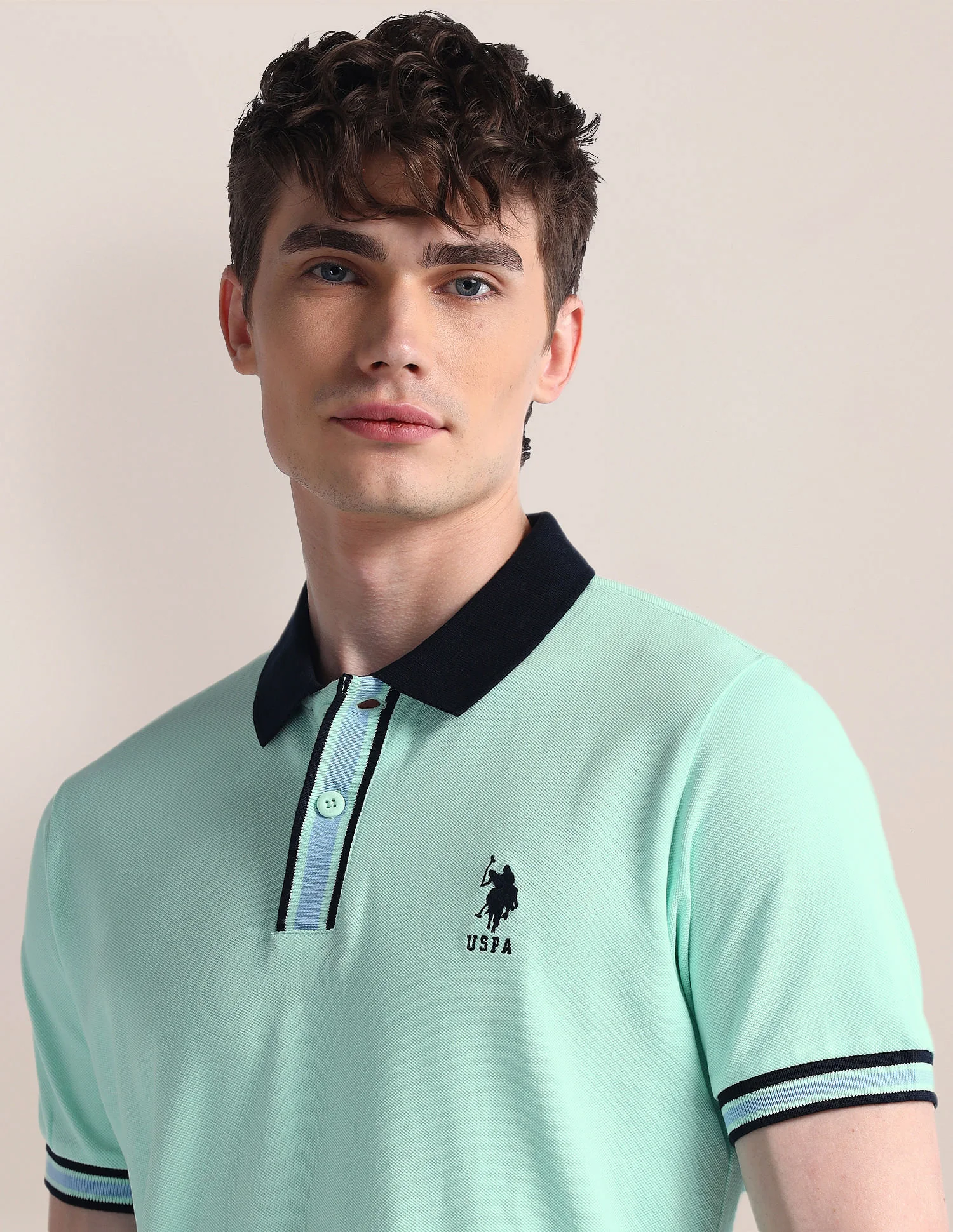 Slim Fit Pure Cotton Polo Shirt - Image 7
