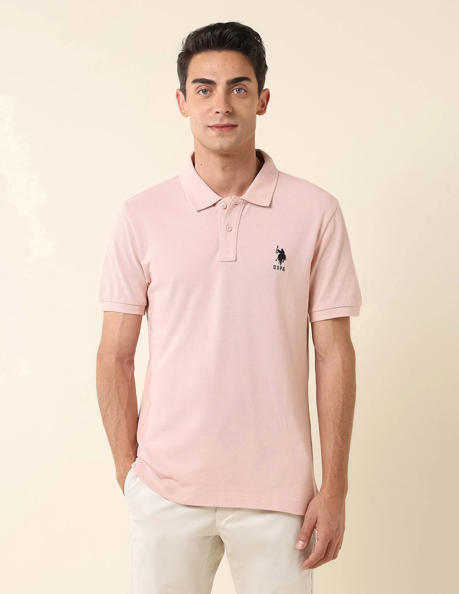 Slim Fit Pure Cotton Polo Shirt - Image 6