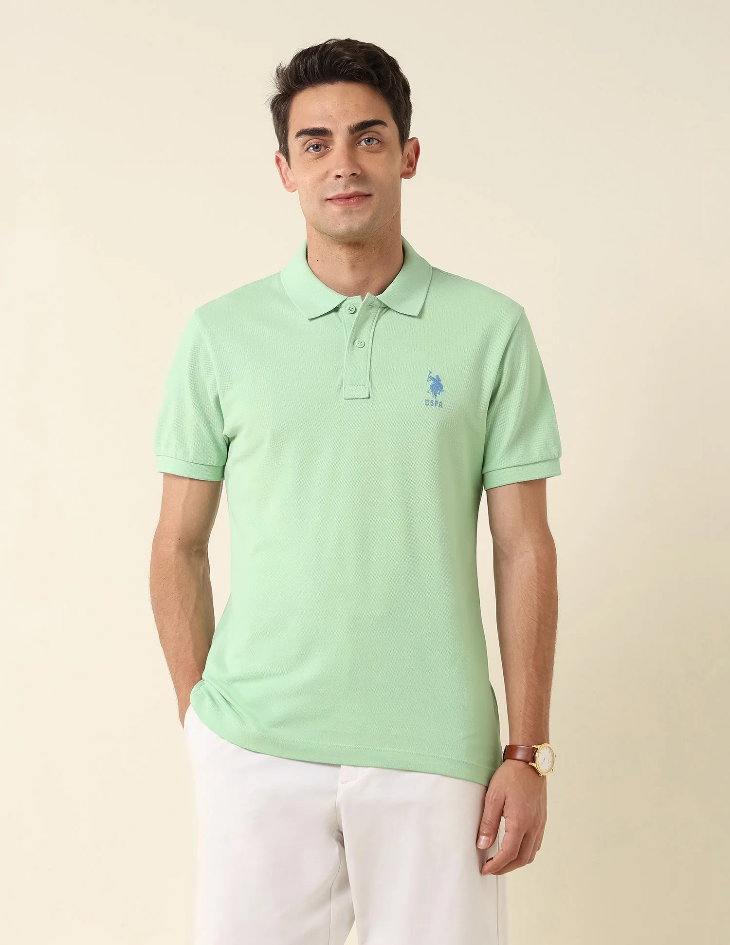 Slim Fit Pure Cotton Polo Shirt