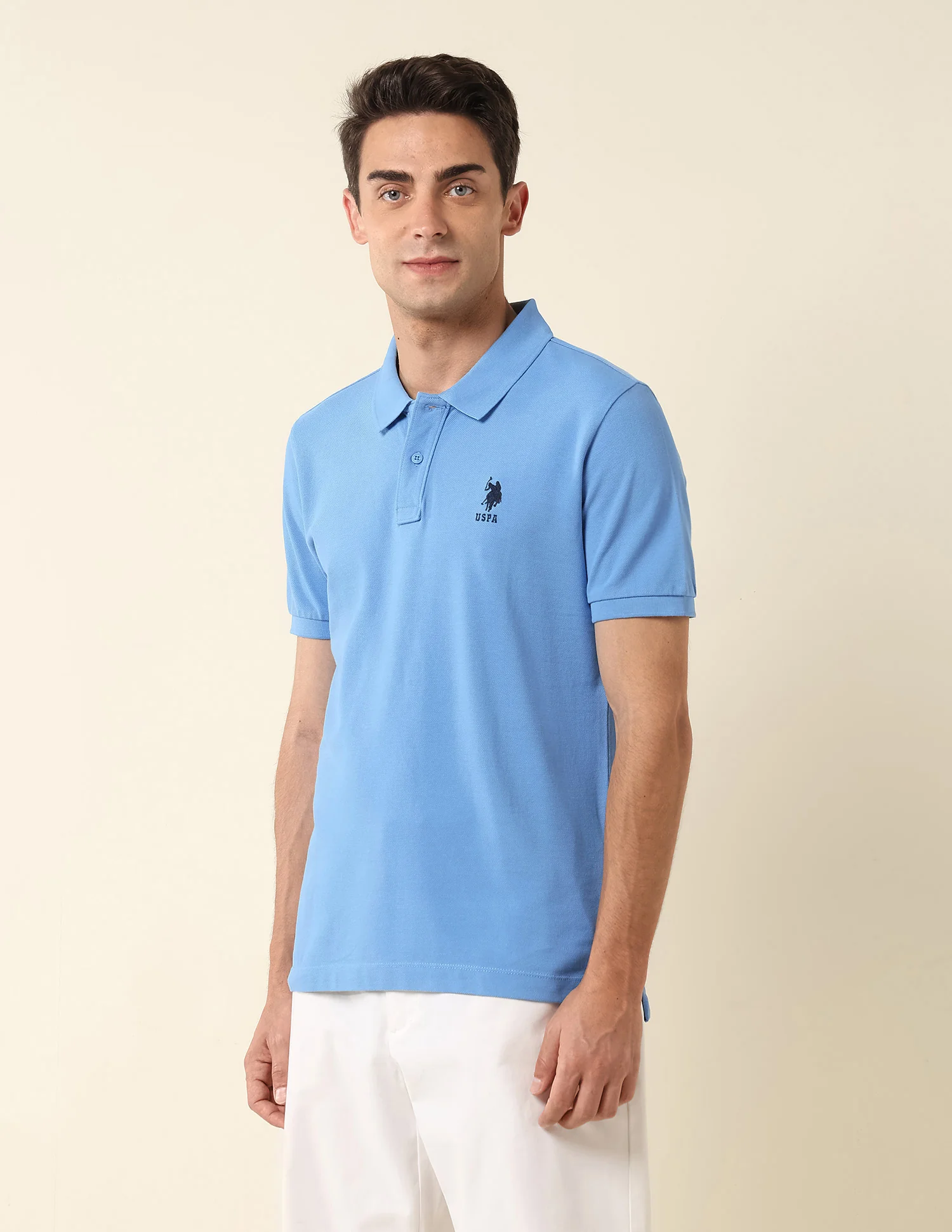 Slim Fit Pure Cotton Polo Shirt - Image 4