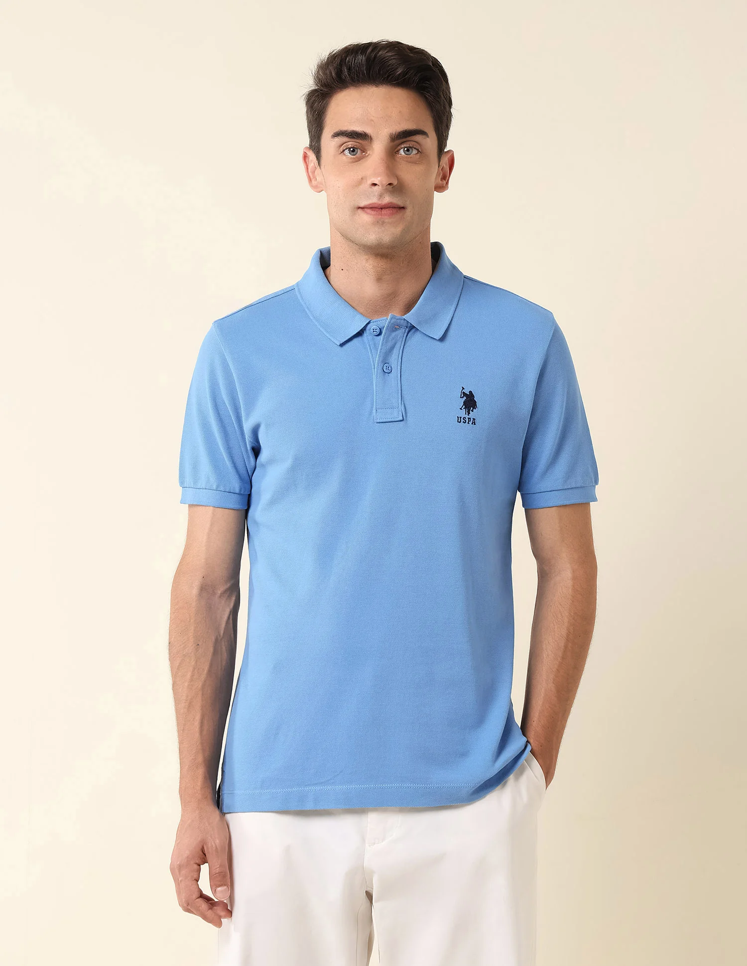 Slim Fit Pure Cotton Polo Shirt - Image 6
