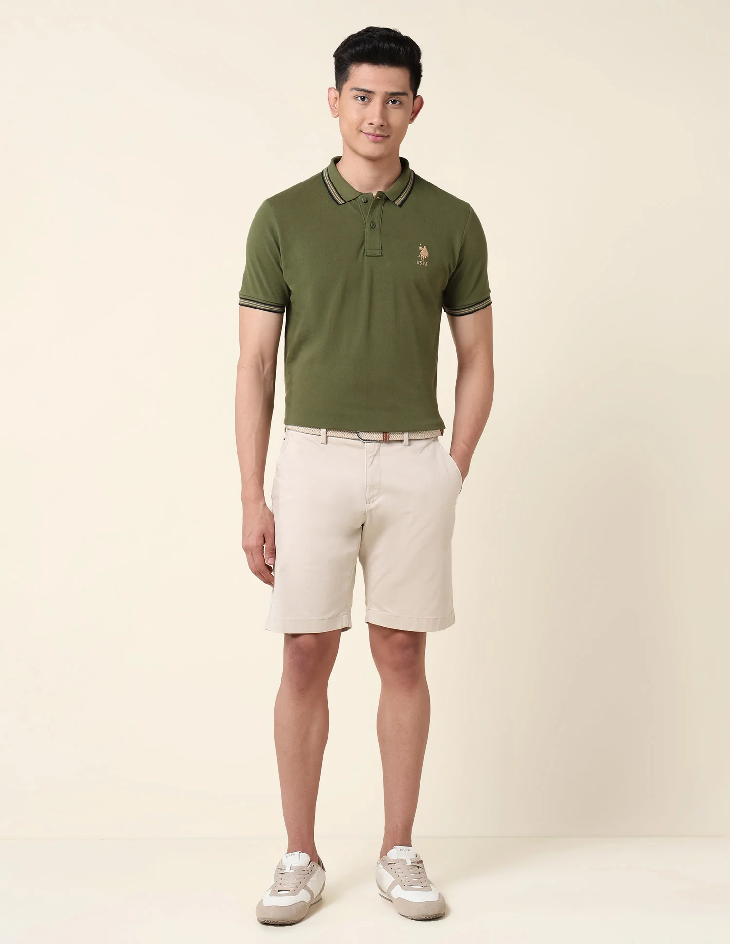 Slim Fit Pure Cotton Polo Shirt - Image 3