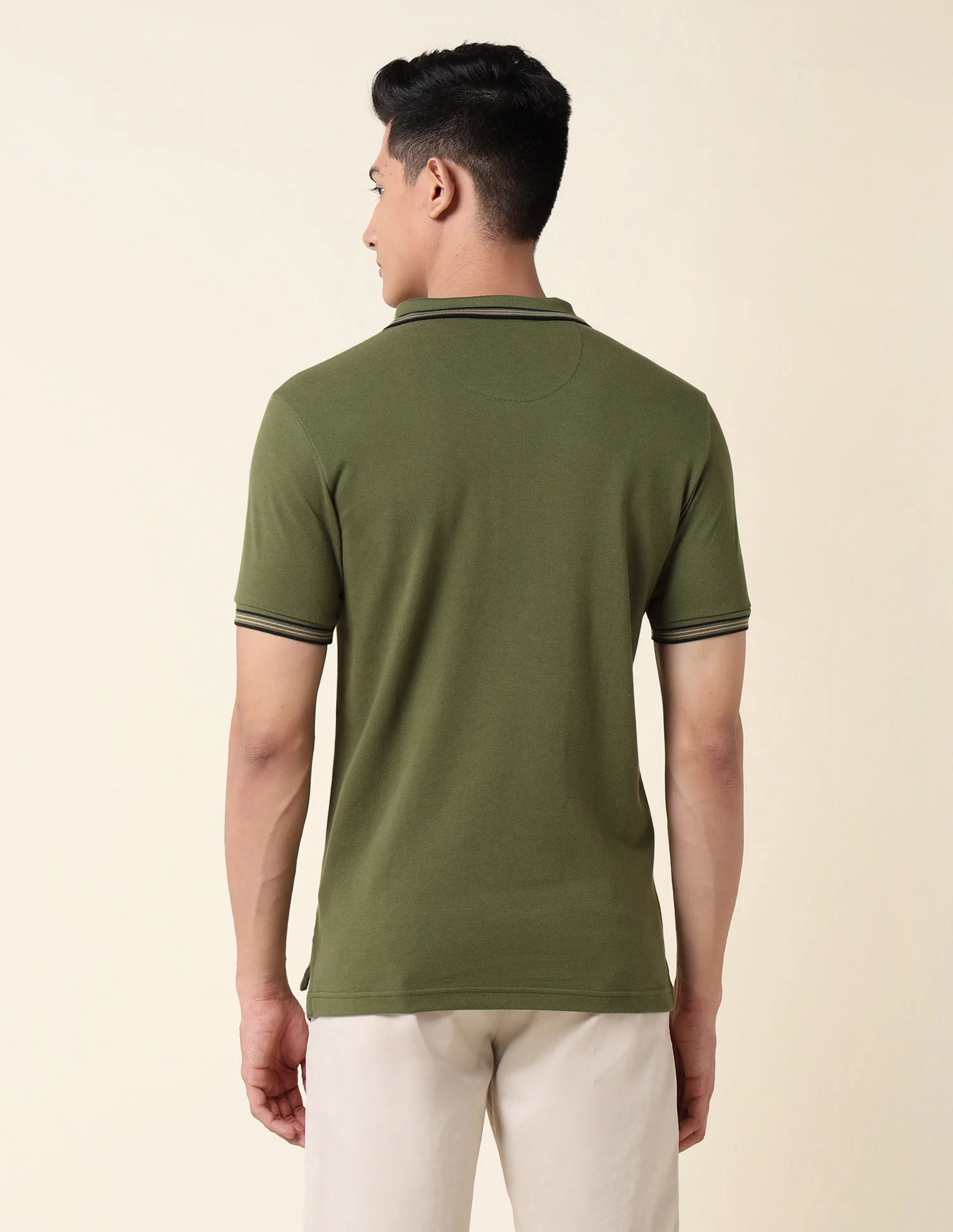 Slim Fit Pure Cotton Polo Shirt - Image 5