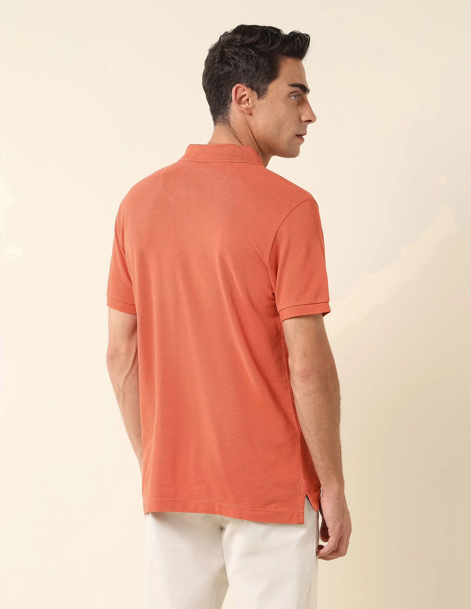 Slim Fit Pure Cotton Polo Shirt - Image 5