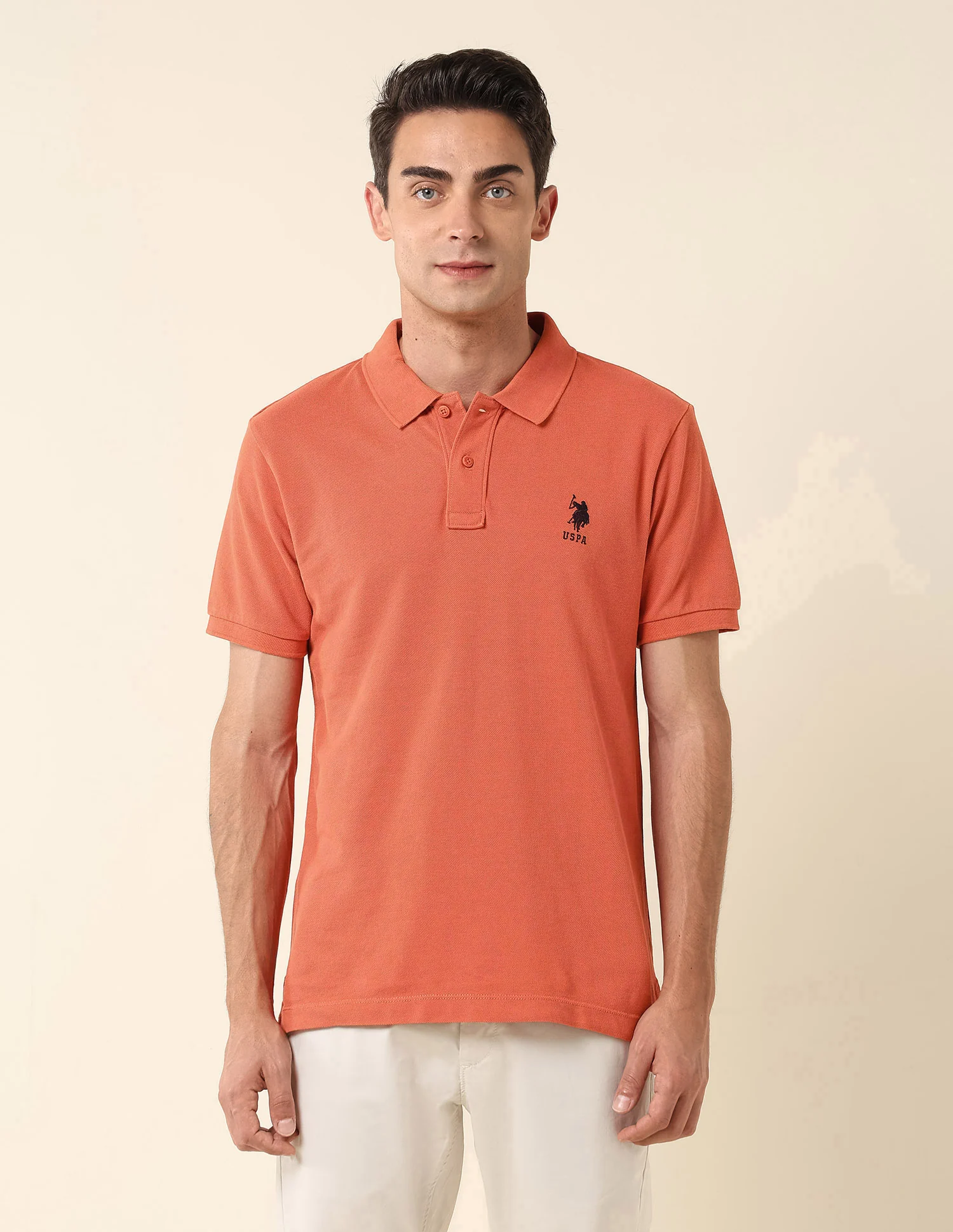 Slim Fit Pure Cotton Polo Shirt - Image 6