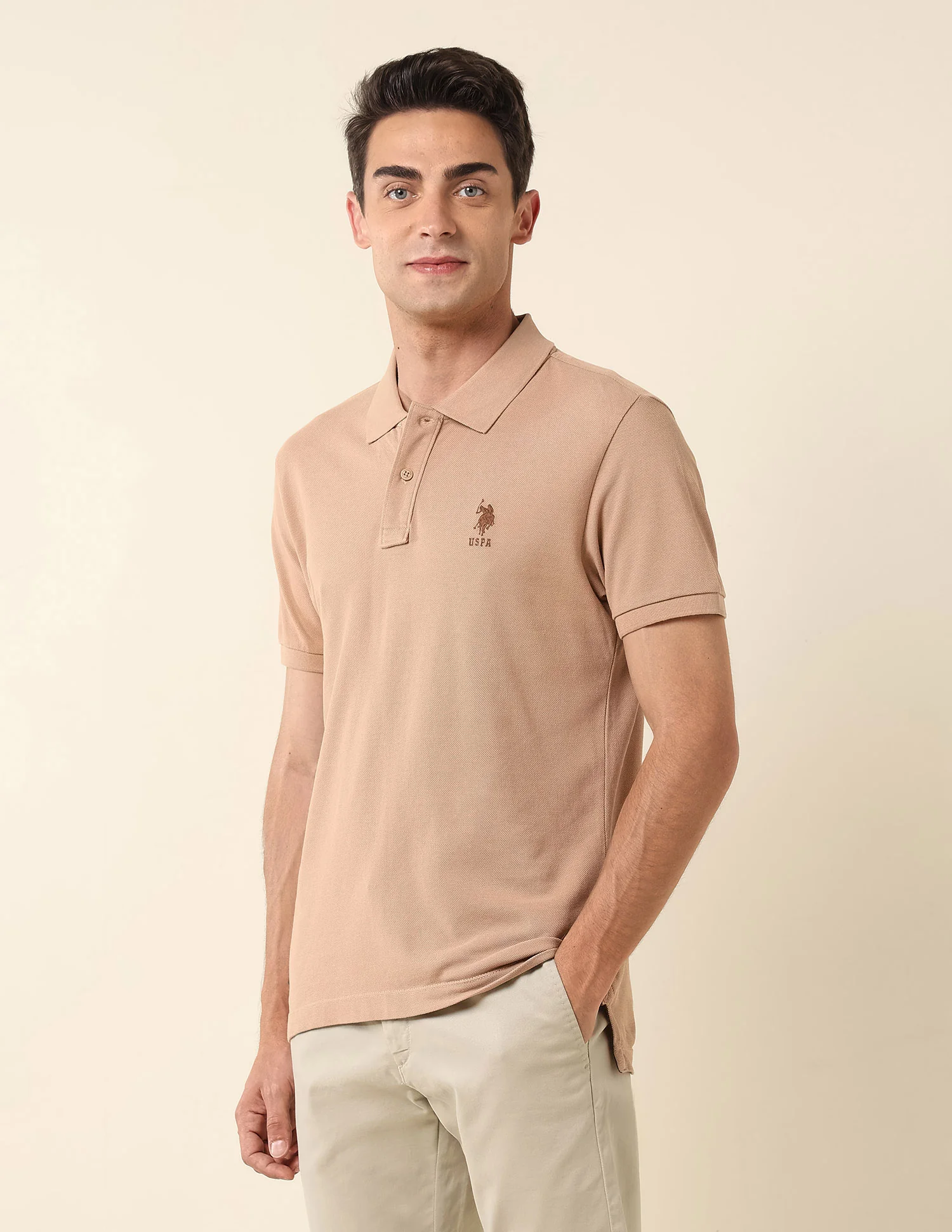 Slim Fit Pure Cotton Polo Shirt - Image 4