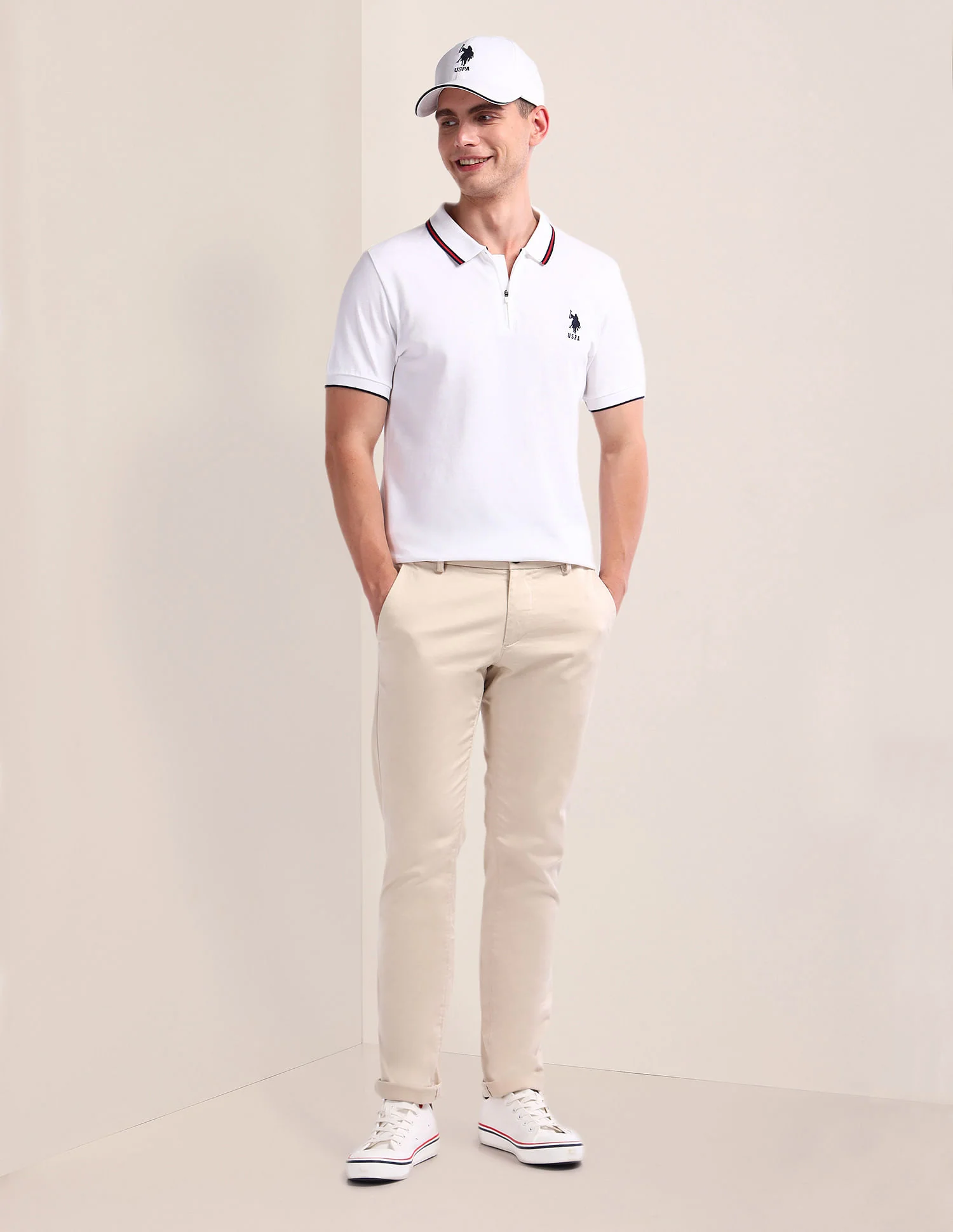 Slim Fit Pure Cotton Polo Shirt - Image 3
