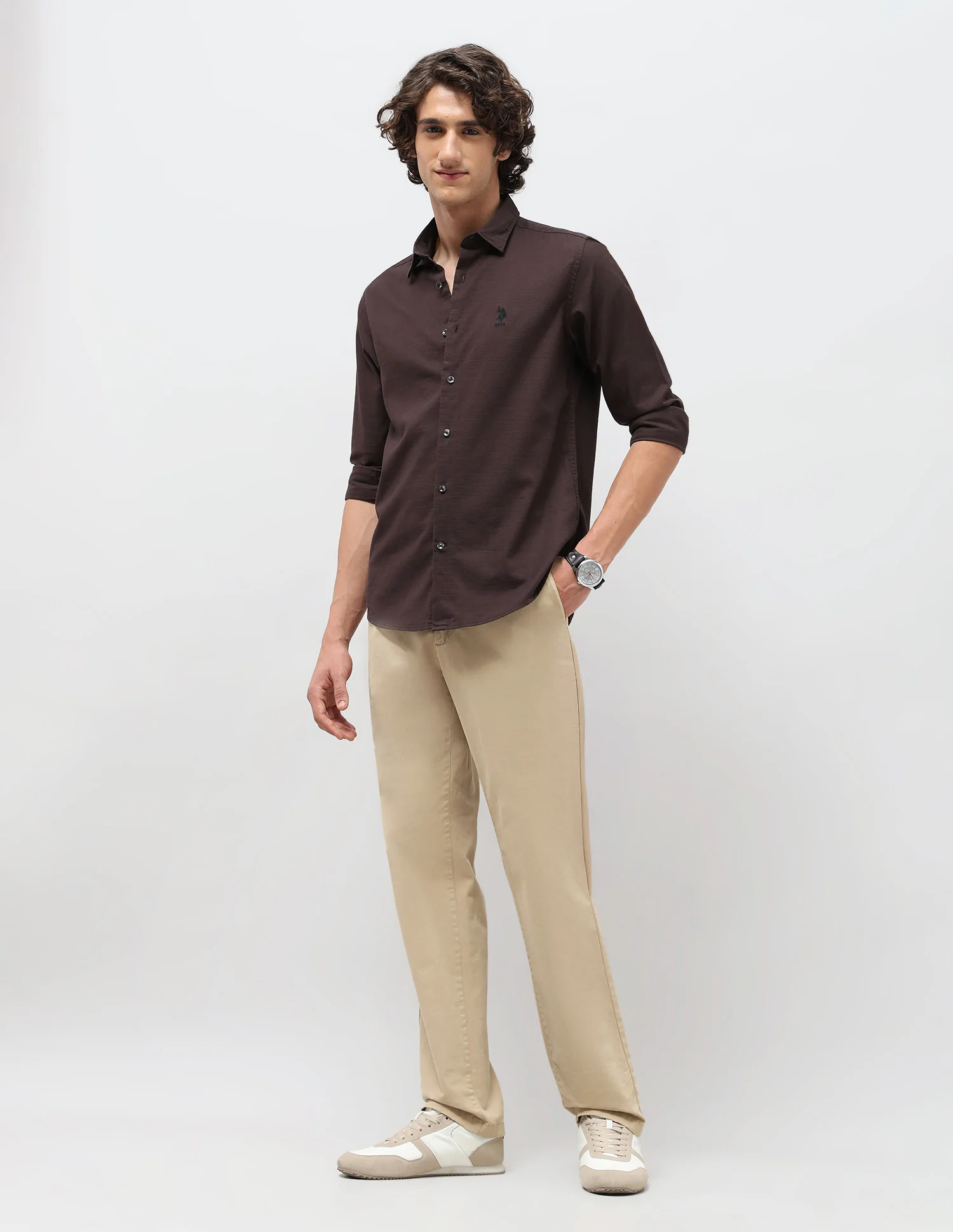Slim Fit Pure Cotton Shirt - Image 3