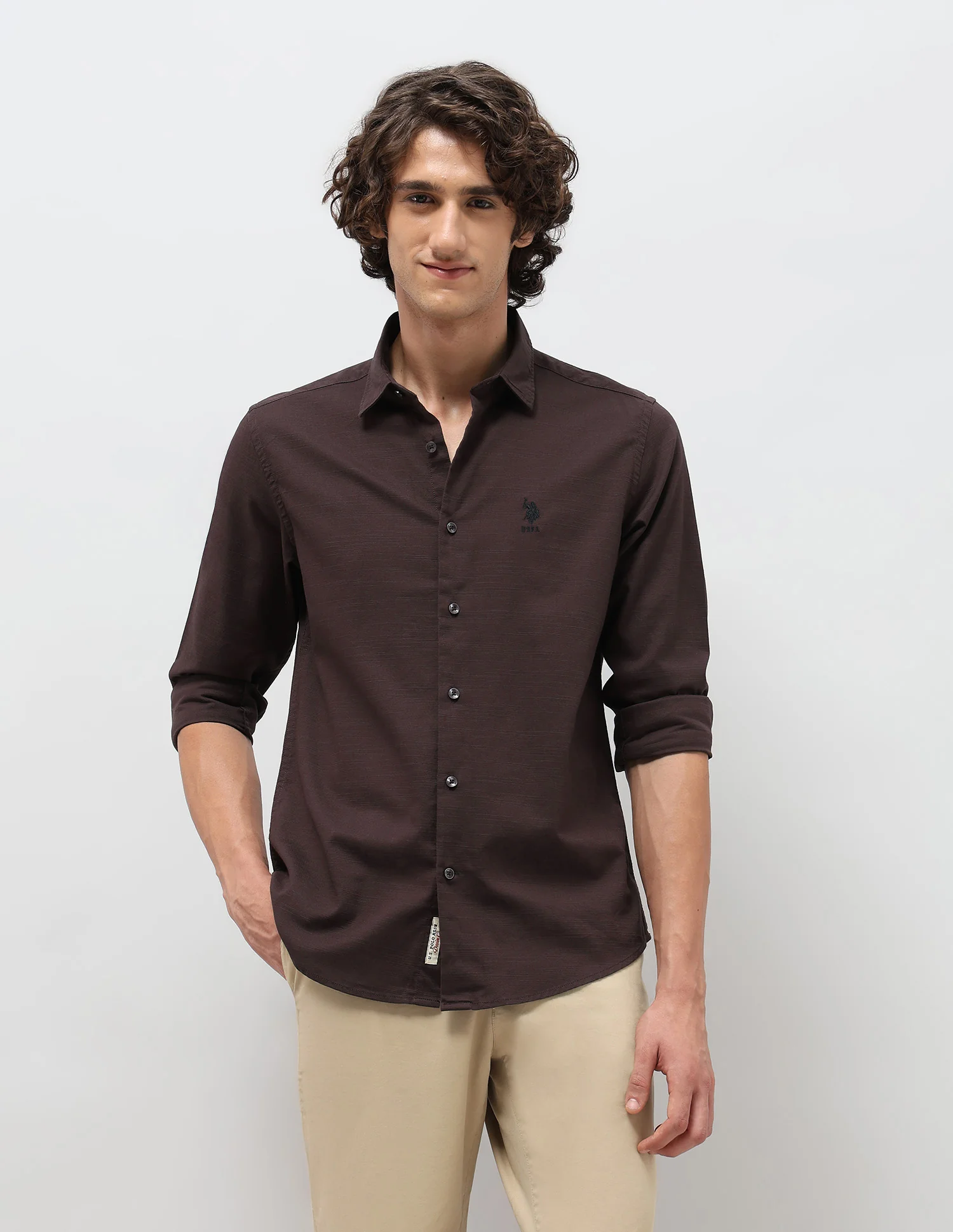 Slim Fit Pure Cotton Shirt - Image 6